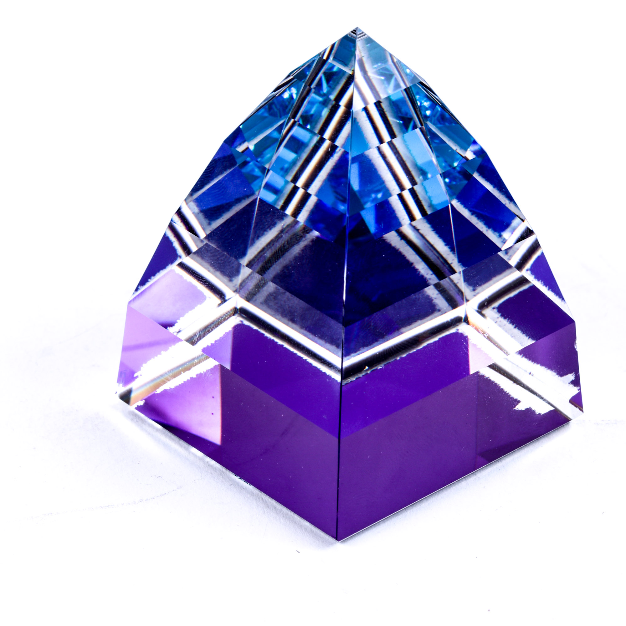 Swarovski and Hadrian Crystal Pyramids