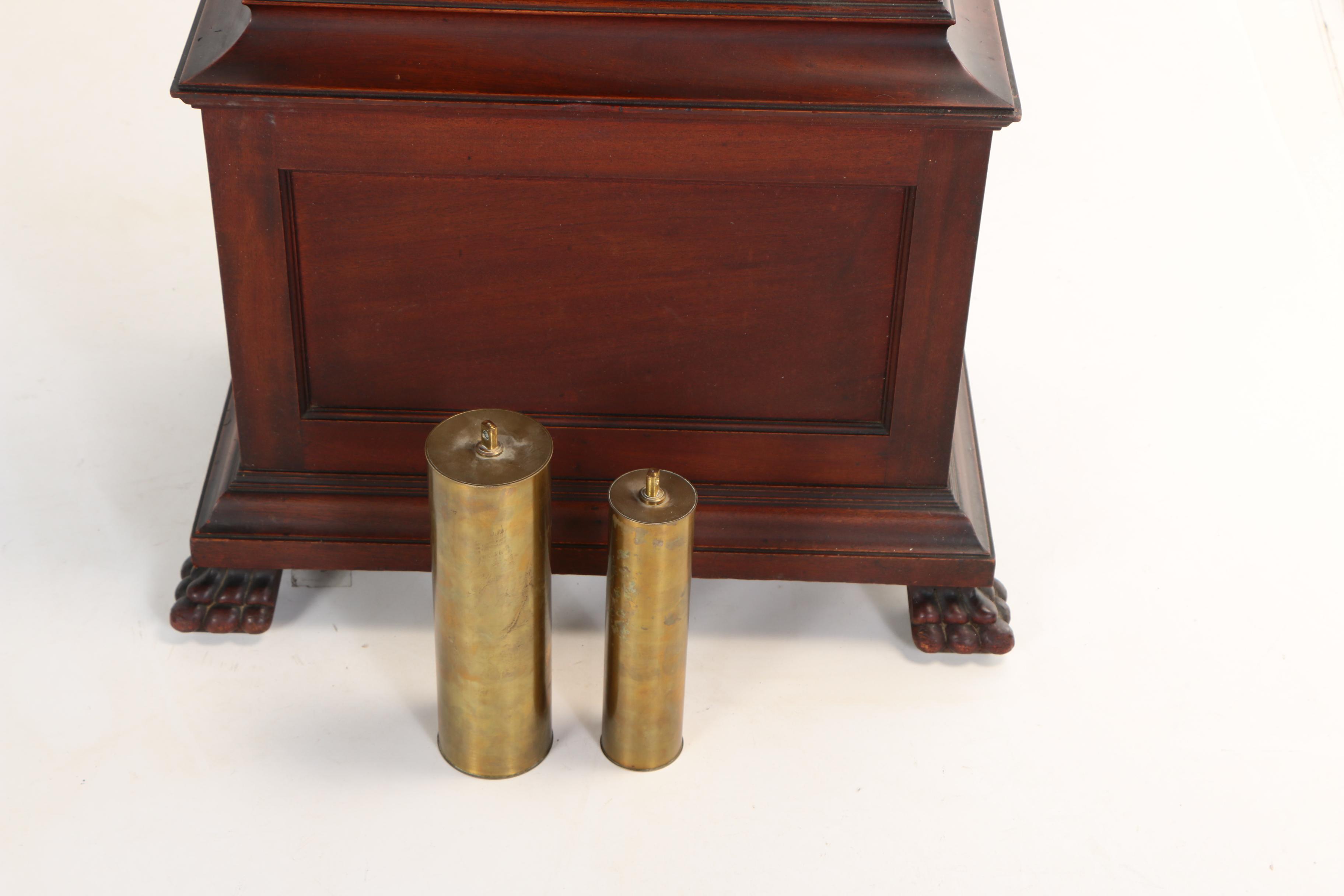 Herschede Hall Clock Co., Mahogany Tall Case Clock, Early 20th Century