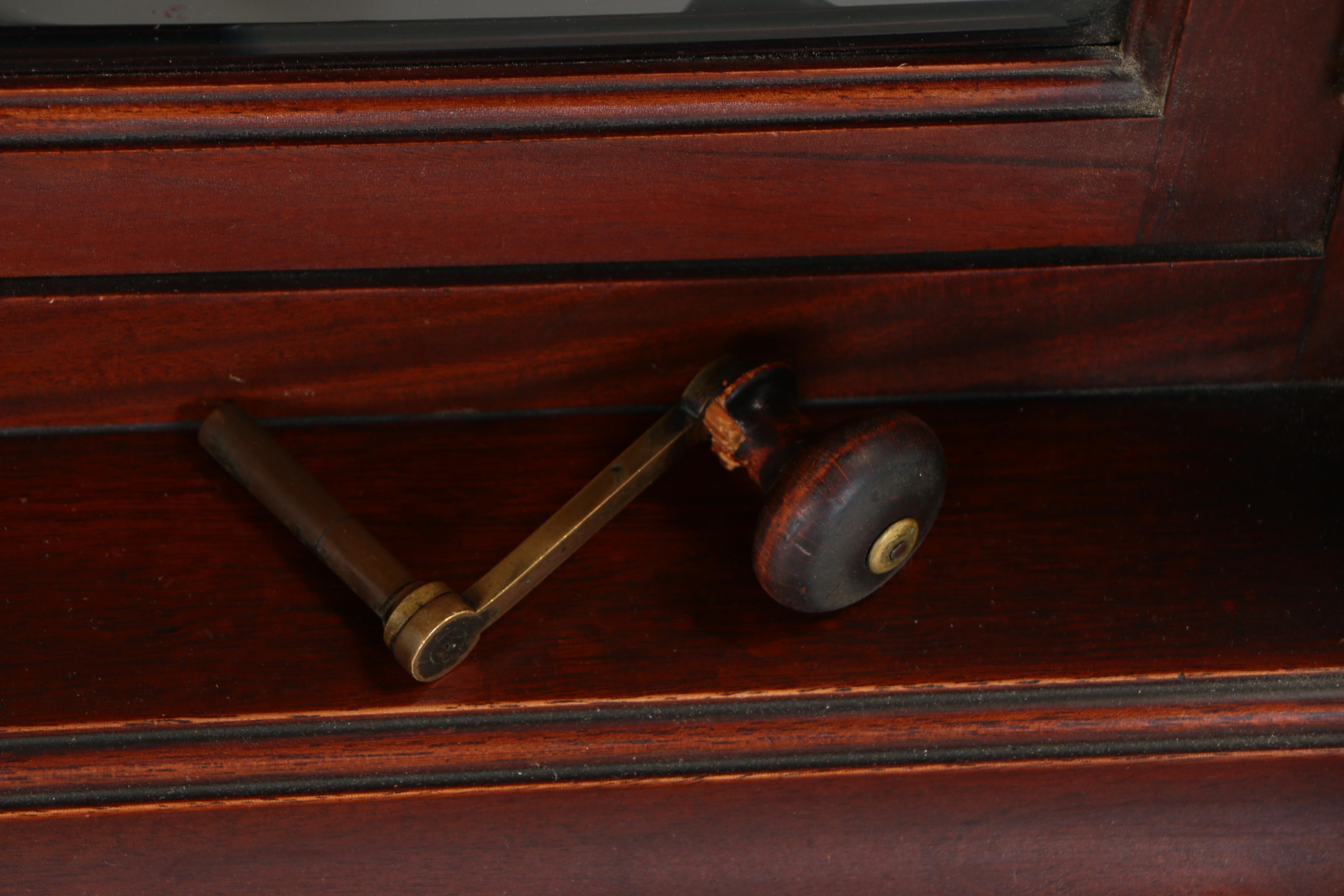 Herschede Hall Clock Co., Mahogany Tall Case Clock, Early 20th Century