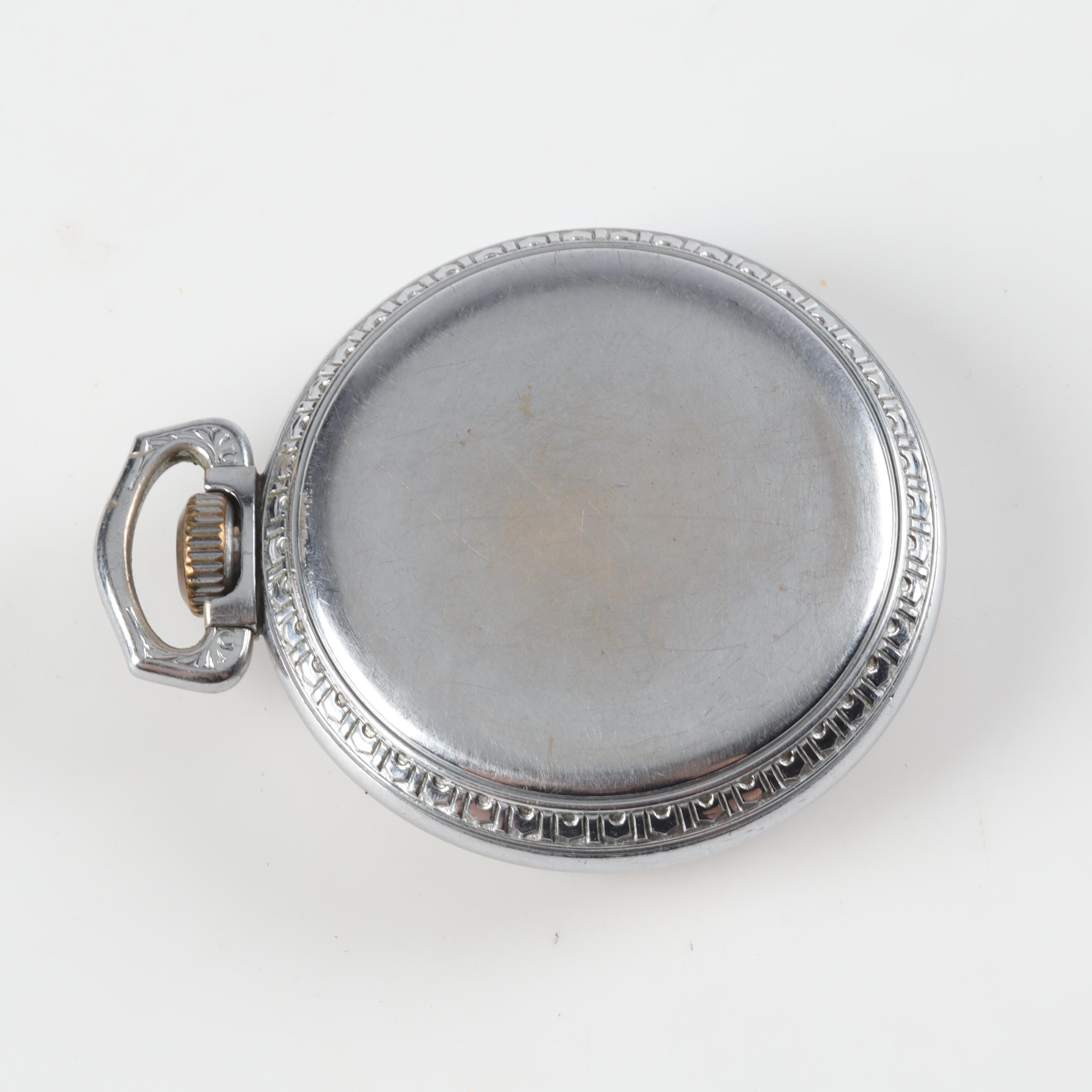 Burlington Watch Company "Burlington Special" Vintage 50MM Pocket Watch