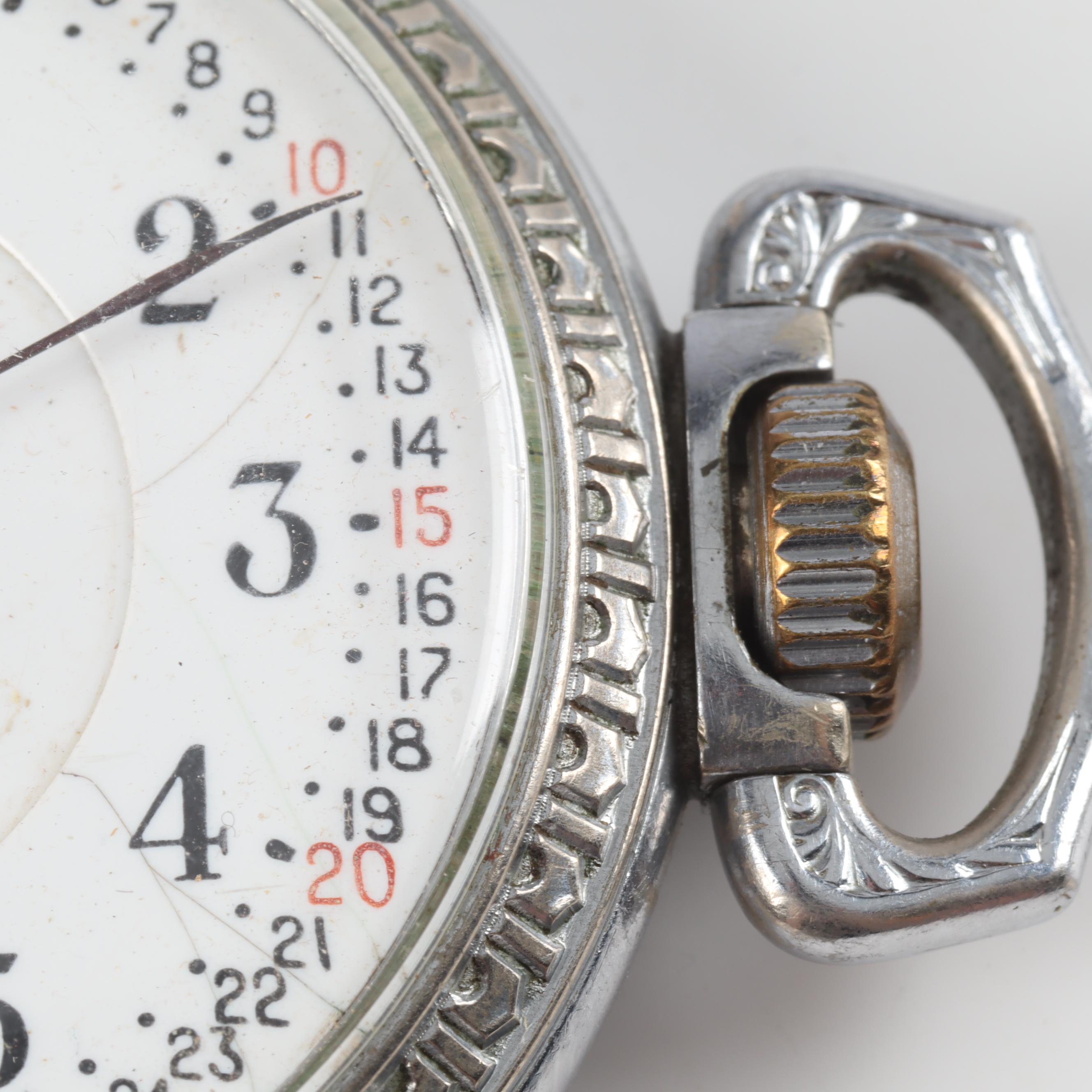 Burlington Watch Company "Burlington Special" Vintage 50MM Pocket Watch