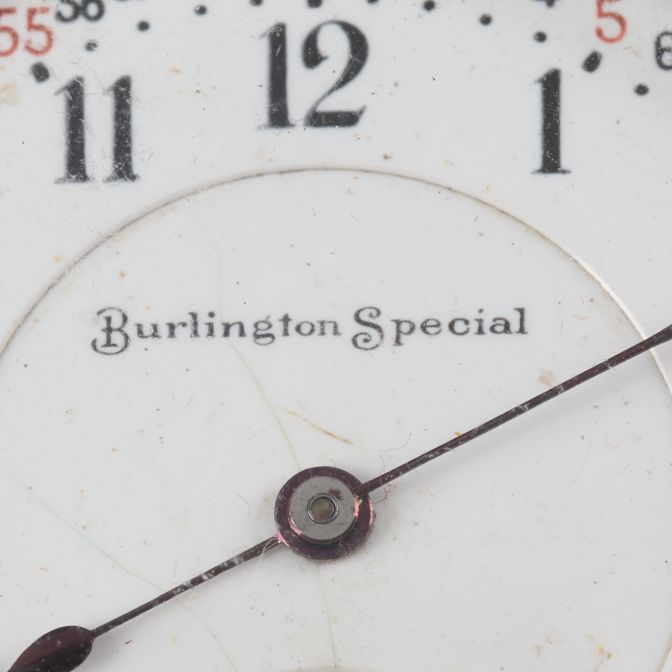 Burlington Watch Company "Burlington Special" Vintage 50MM Pocket Watch