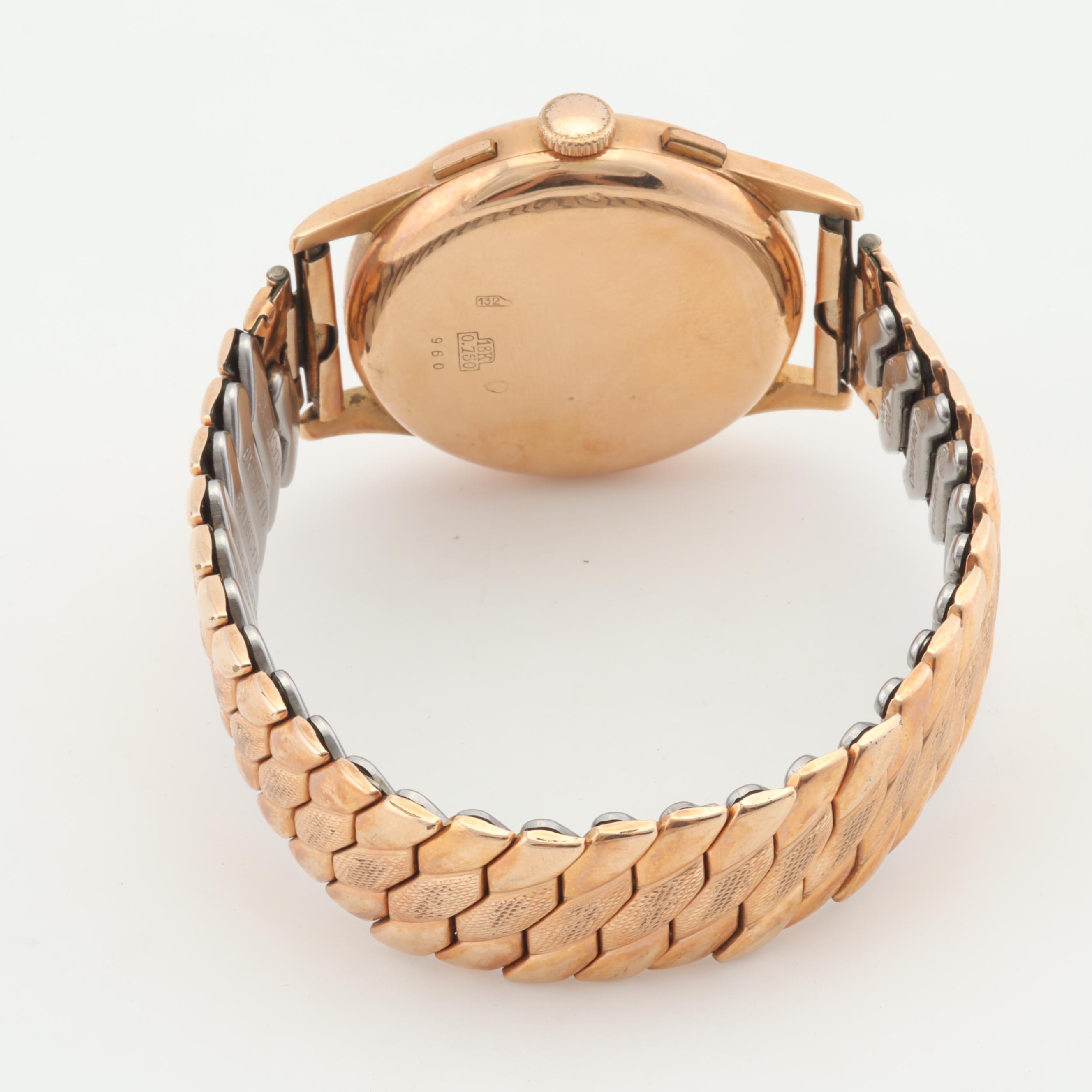 Ultimor Chronographe 18K Rose Gold Case Watch