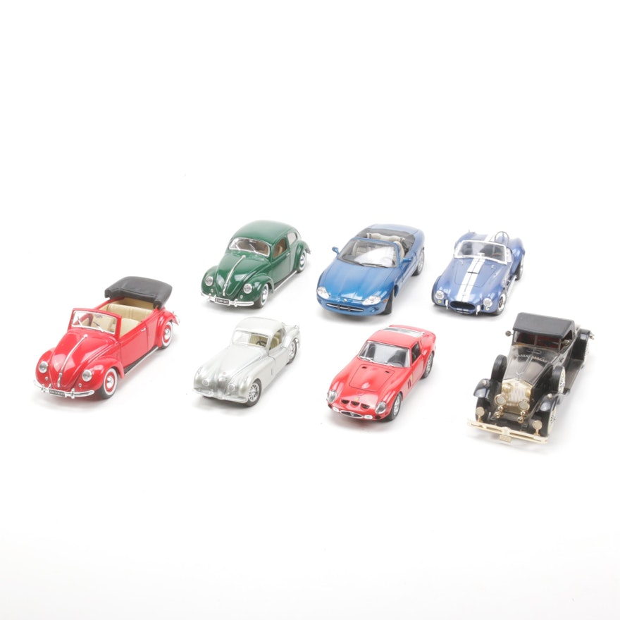 Die Cast Metal European Model Cars Including VW Bug