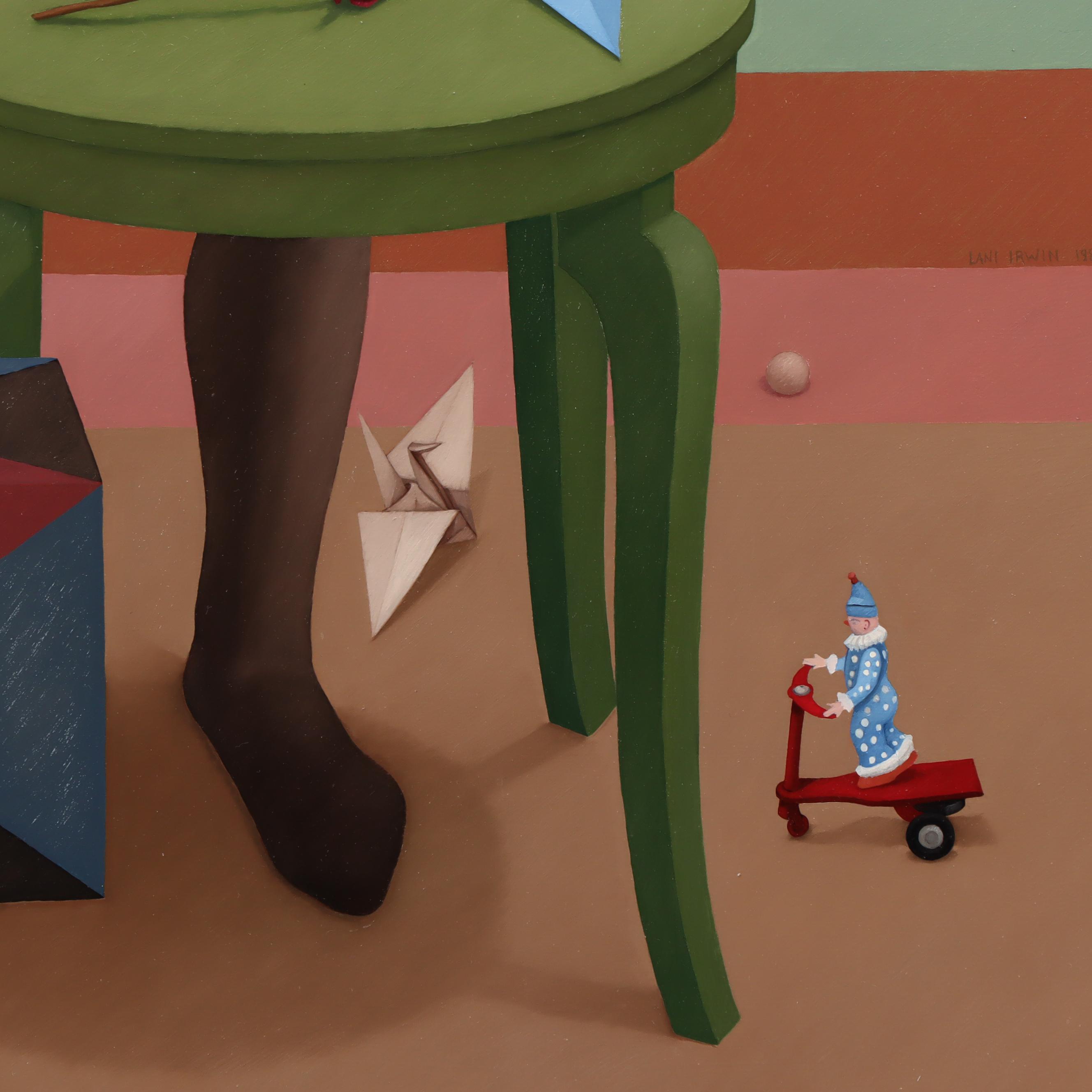 Lani Irwin Oil Painting "The Paper Helmet"