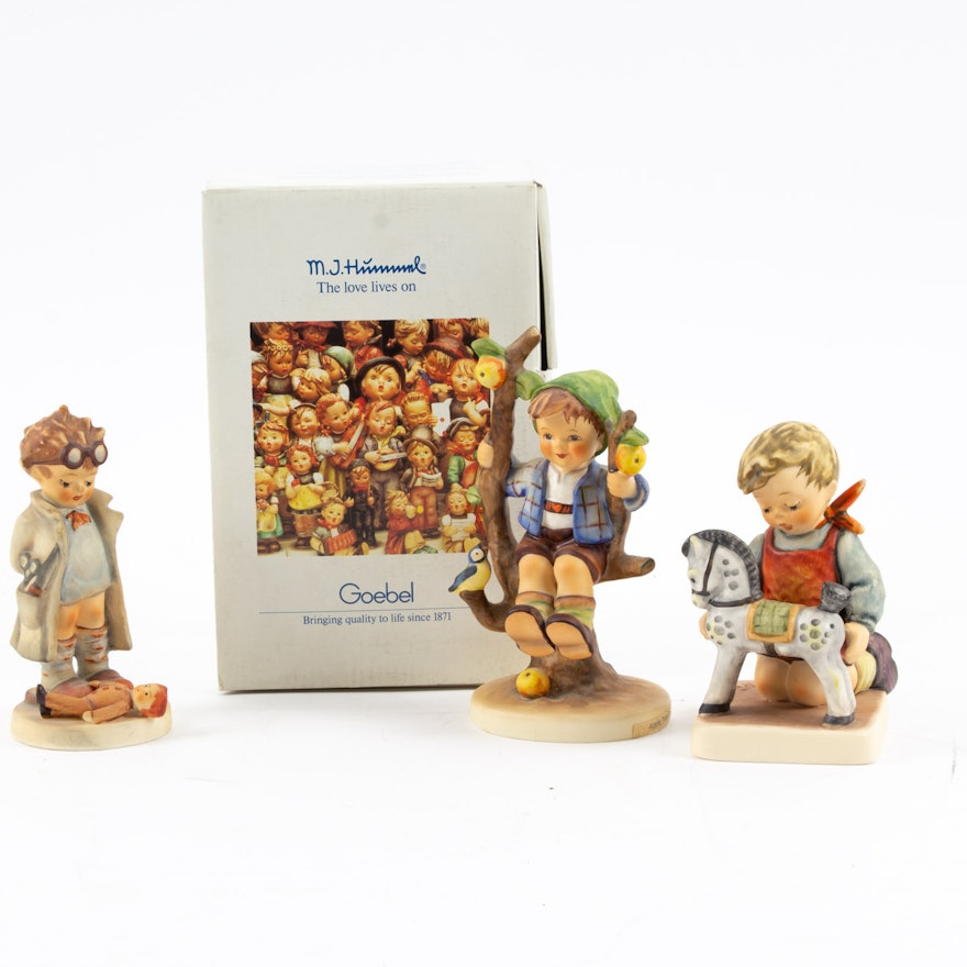 Hummel "Apple Tree Boy" and Children Figurines