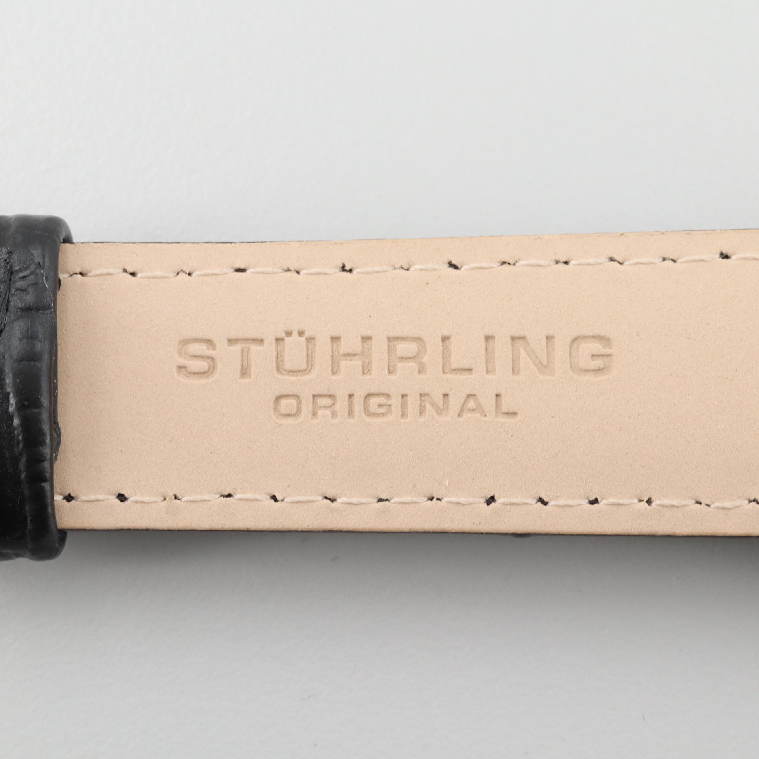 Stuhrling Skeleton Dial Stainless Steel Automatic Watch