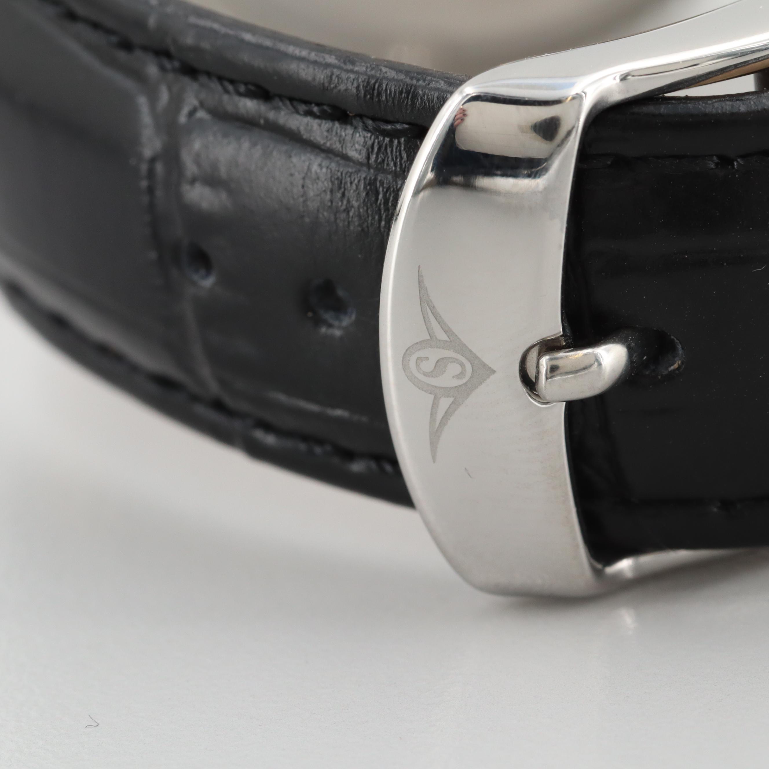 Stuhrling Skeleton Dial Stainless Steel Automatic Watch