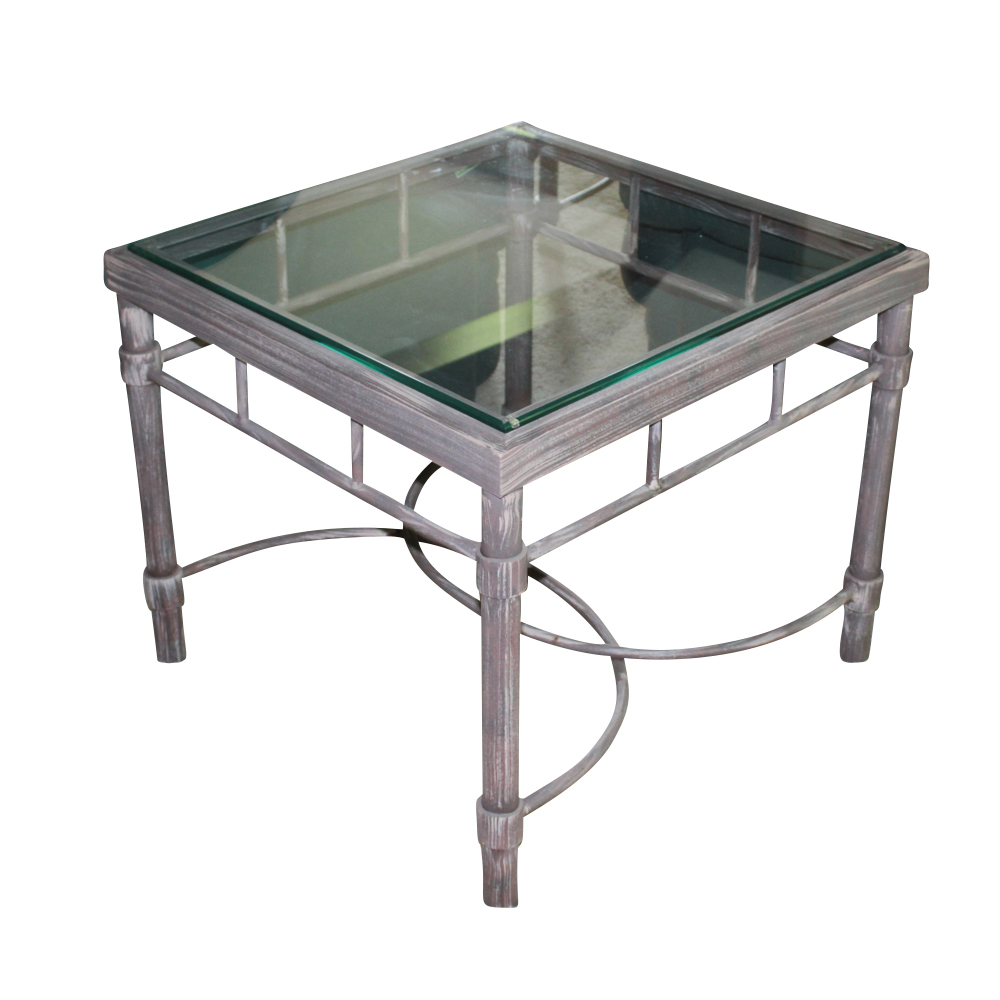 Contemporary Glass Side Table