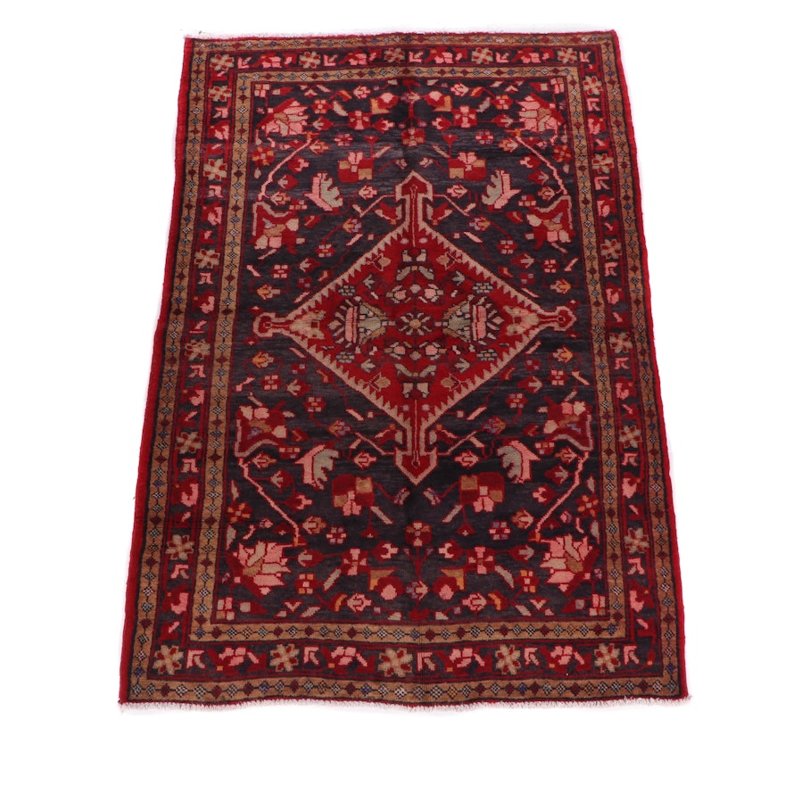 Hand-Knotted Persian Wool Rug