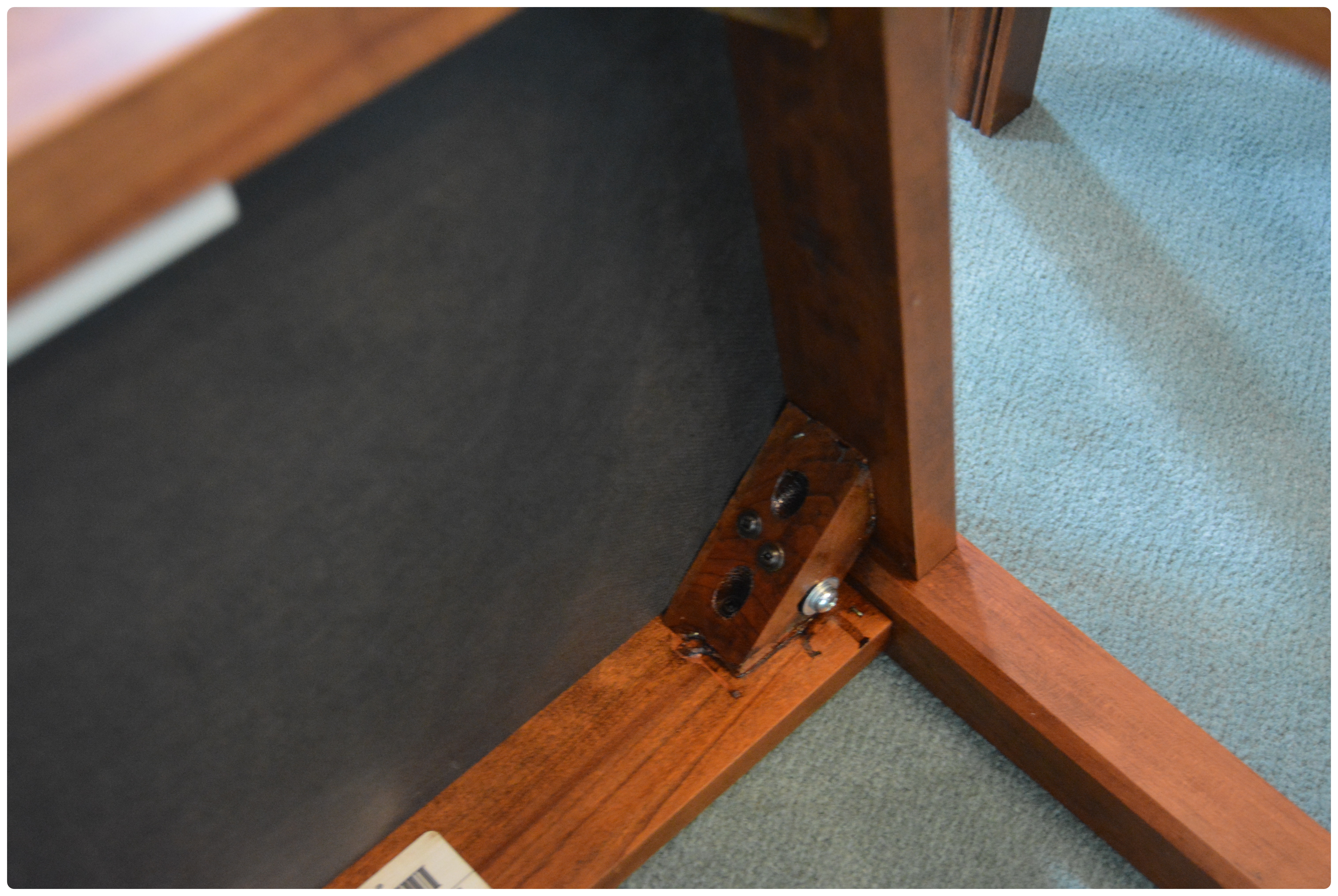 Ethan Allen "Carolyn" Double Pedestal Mahogany Dining Room Set, Contemporary