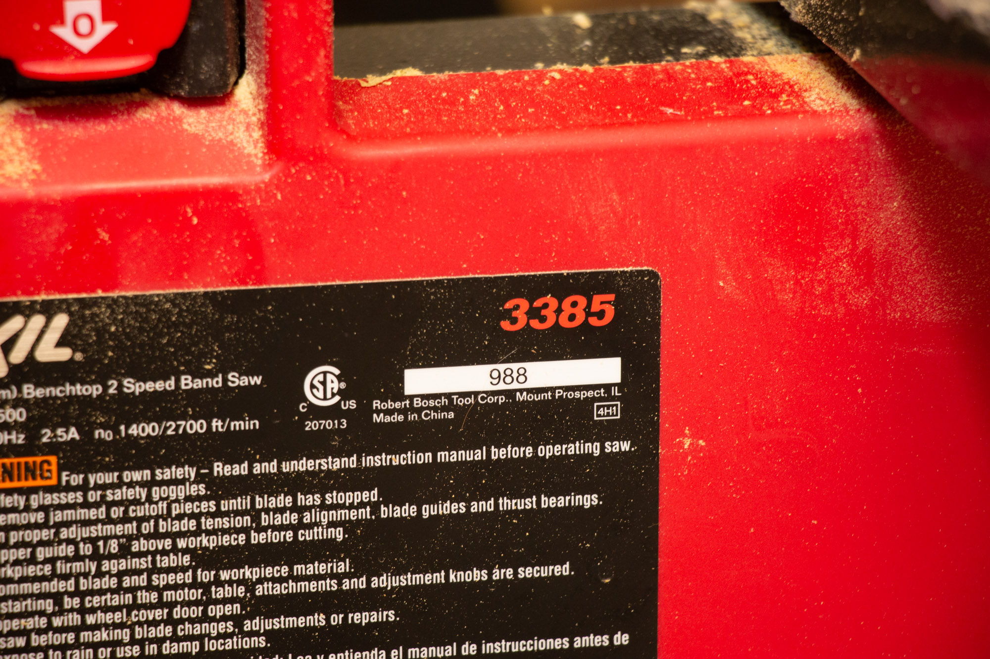 Skil 9" Benchtop Band Saw