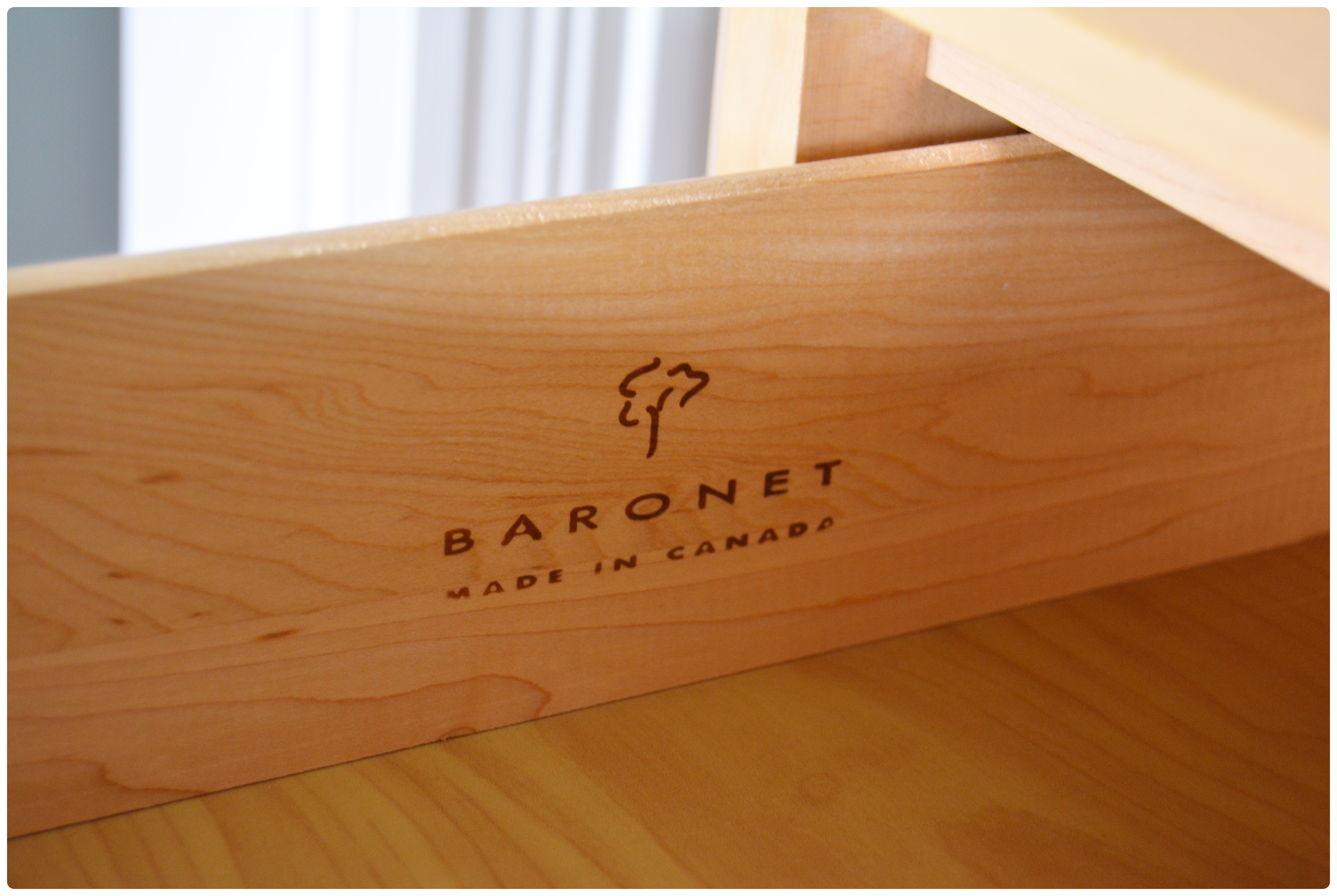 Baronet Maple Chest of Drawers, Contemporary