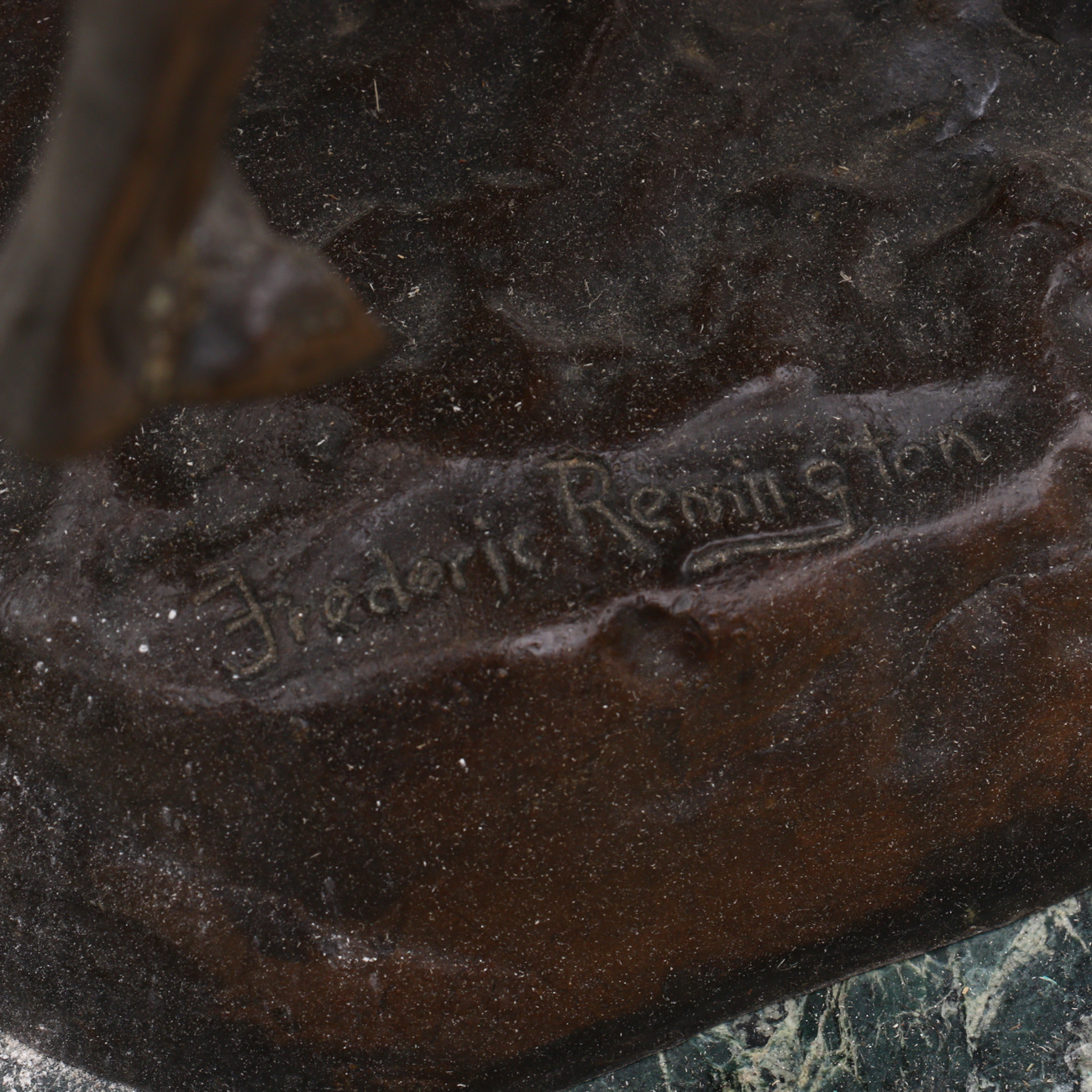 Bronze Sculpture After Frederick Remington "Coming Through the Rye"