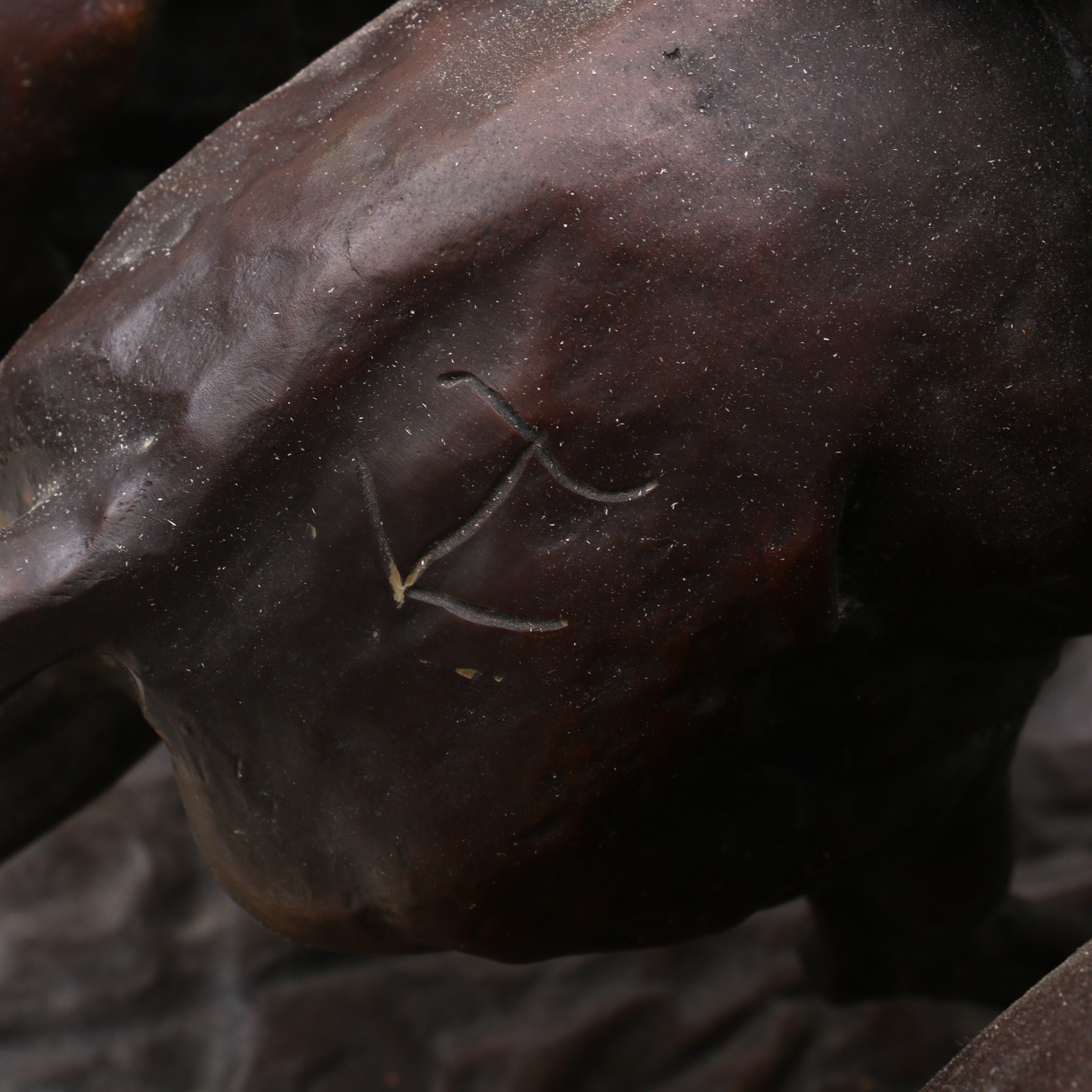 Bronze Sculpture After Frederick Remington "Coming Through the Rye"