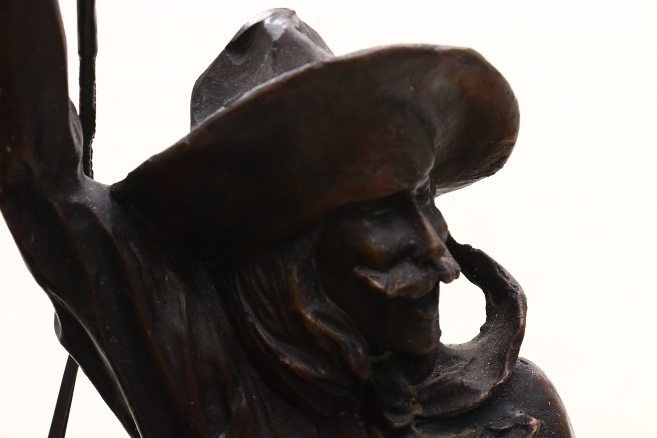 Bronze Sculpture After Frederick Remington "Coming Through the Rye"