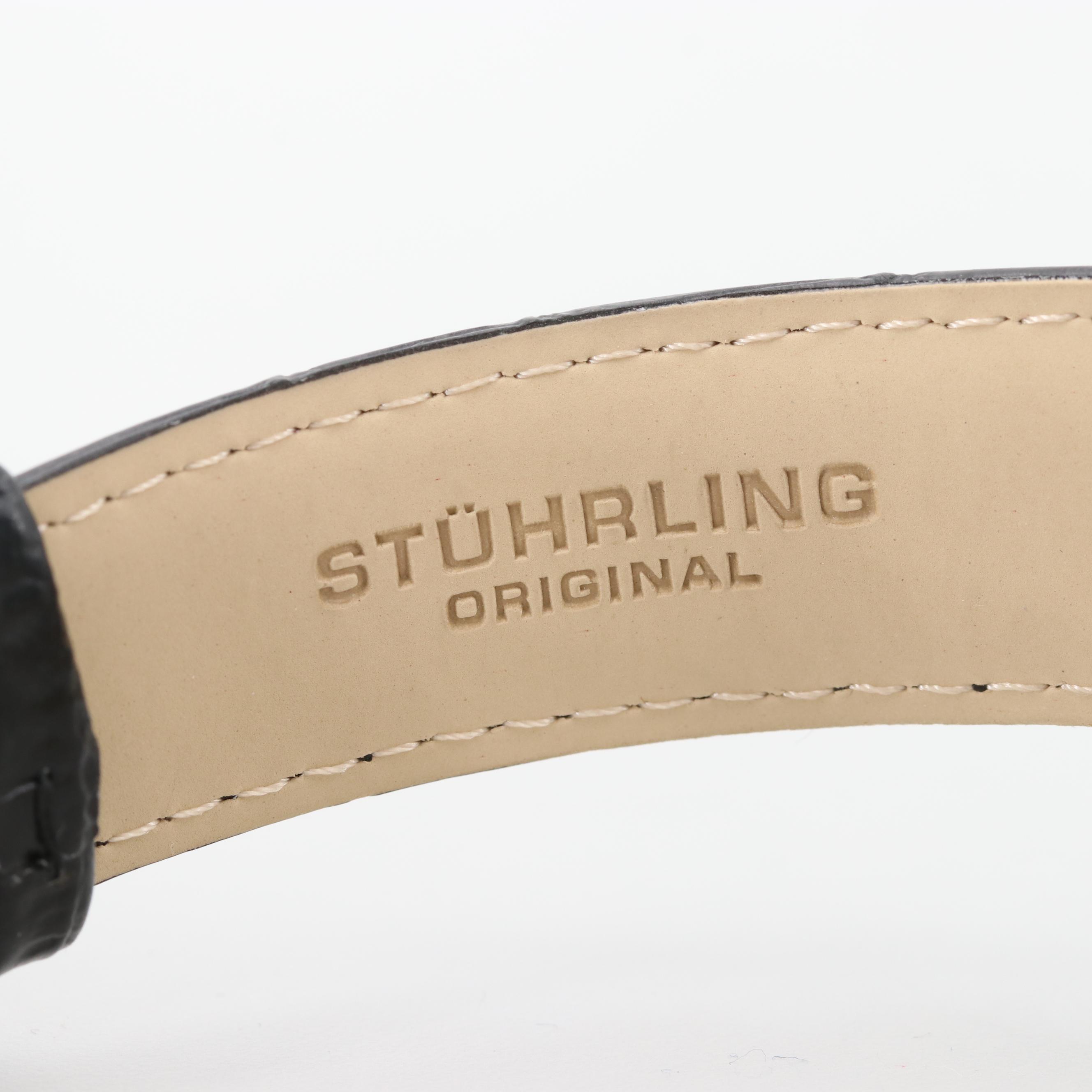 Stuhrling Skeleton Dial Stainless Steel Automatic Watch