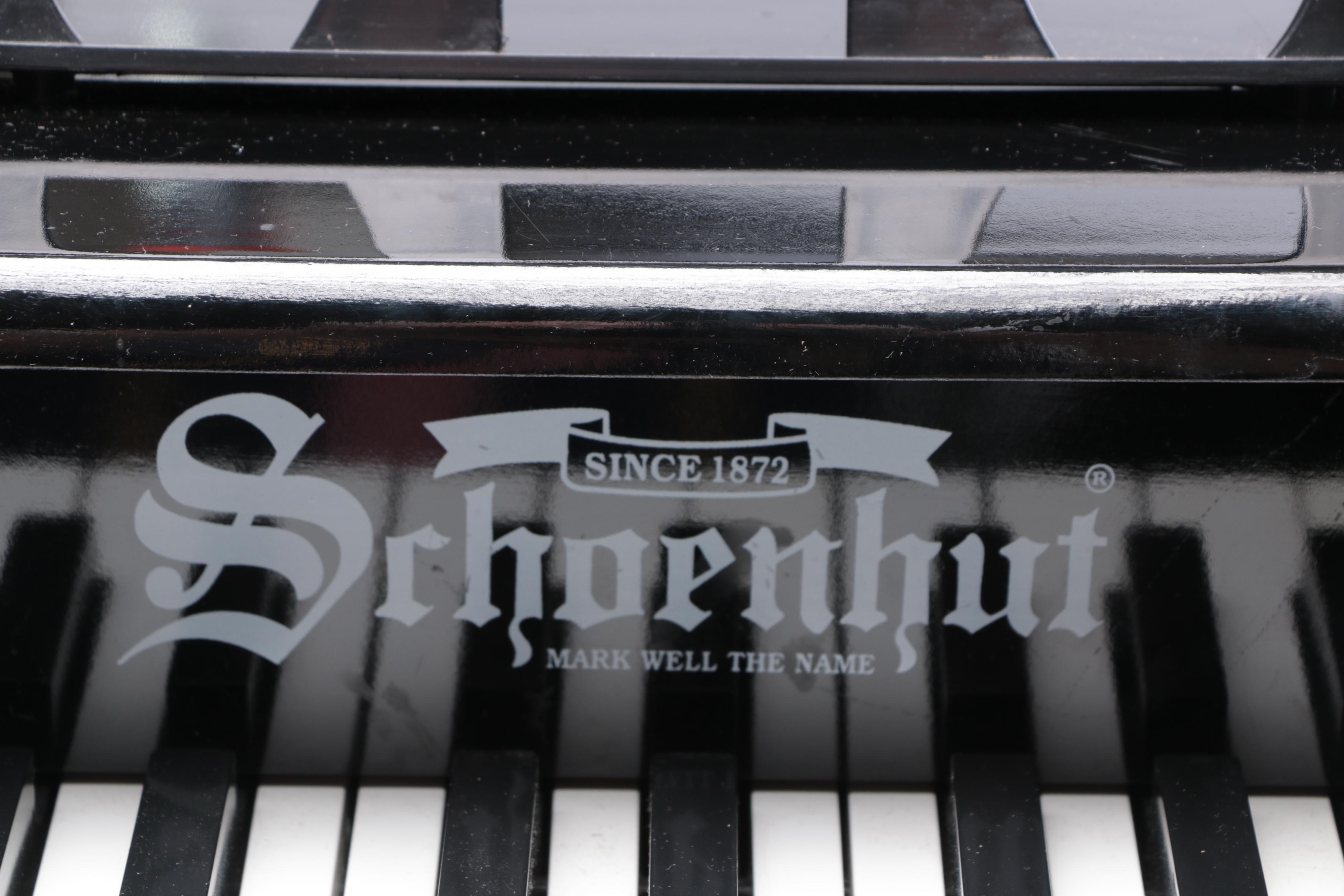 Schoenhut Baby Grand Toy Piano with Bench and Music Rack, Contemporary