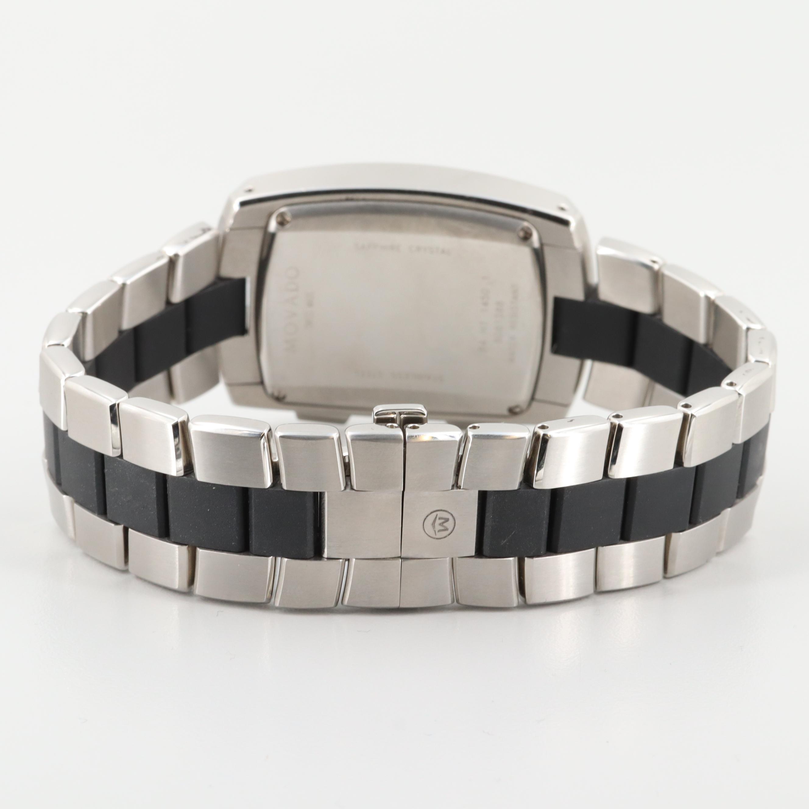 Movado Eliro Stainless Steel Quartz Chronograph Watch