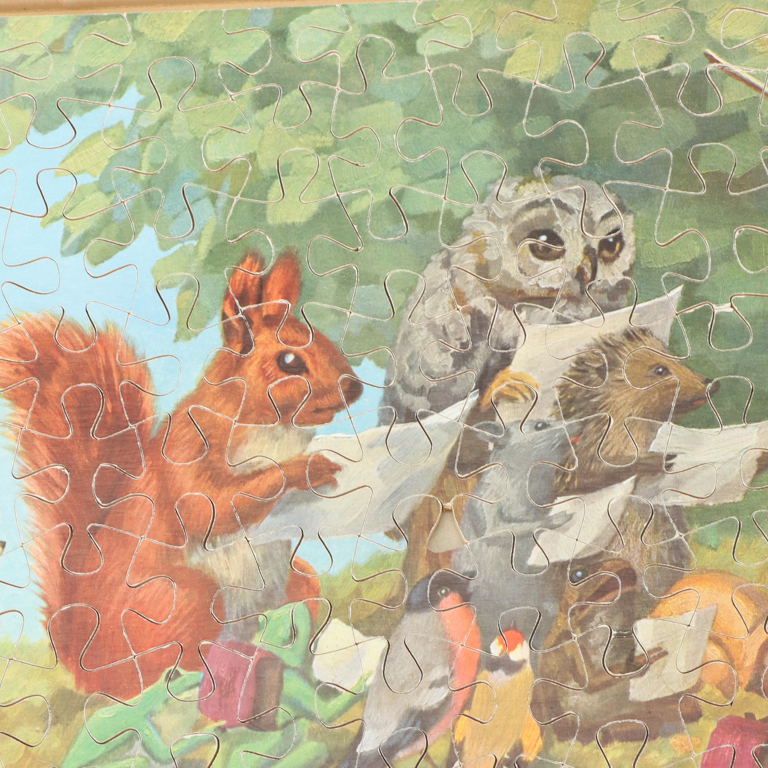 Penelope Switzerland  "The Concert" Wooden Jigsaw Puzzle, Mid 20th Century