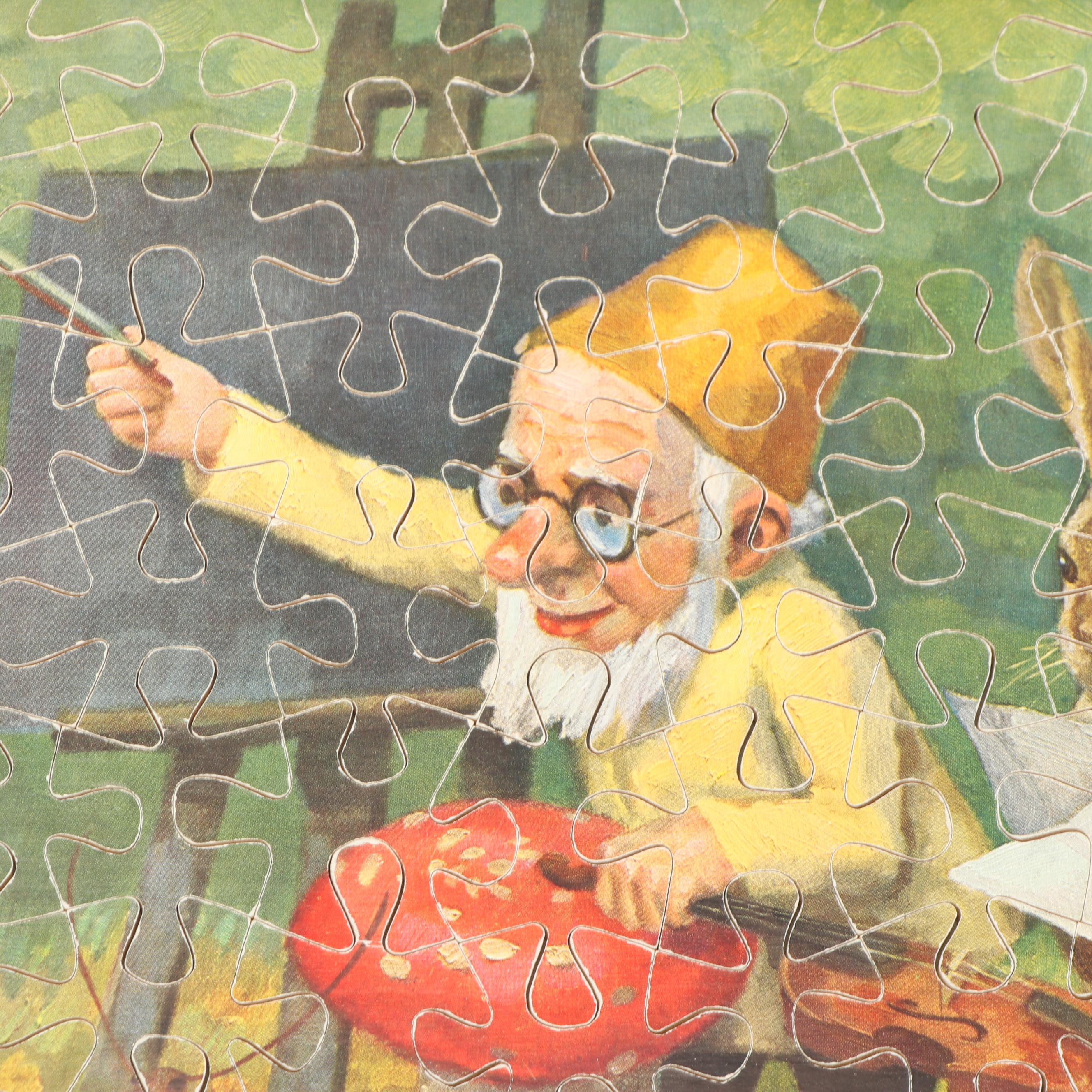 Penelope Switzerland  "The Concert" Wooden Jigsaw Puzzle, Mid 20th Century