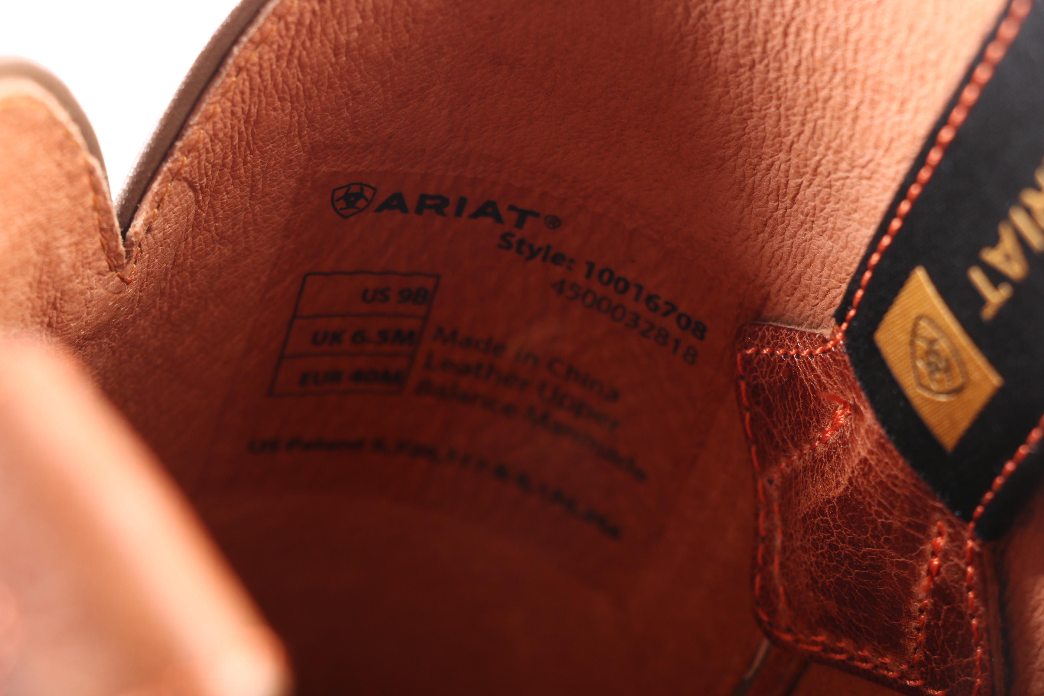 Women's Ariat Tombstone Full Quill Ostrich Skin Square Toe Western Boots