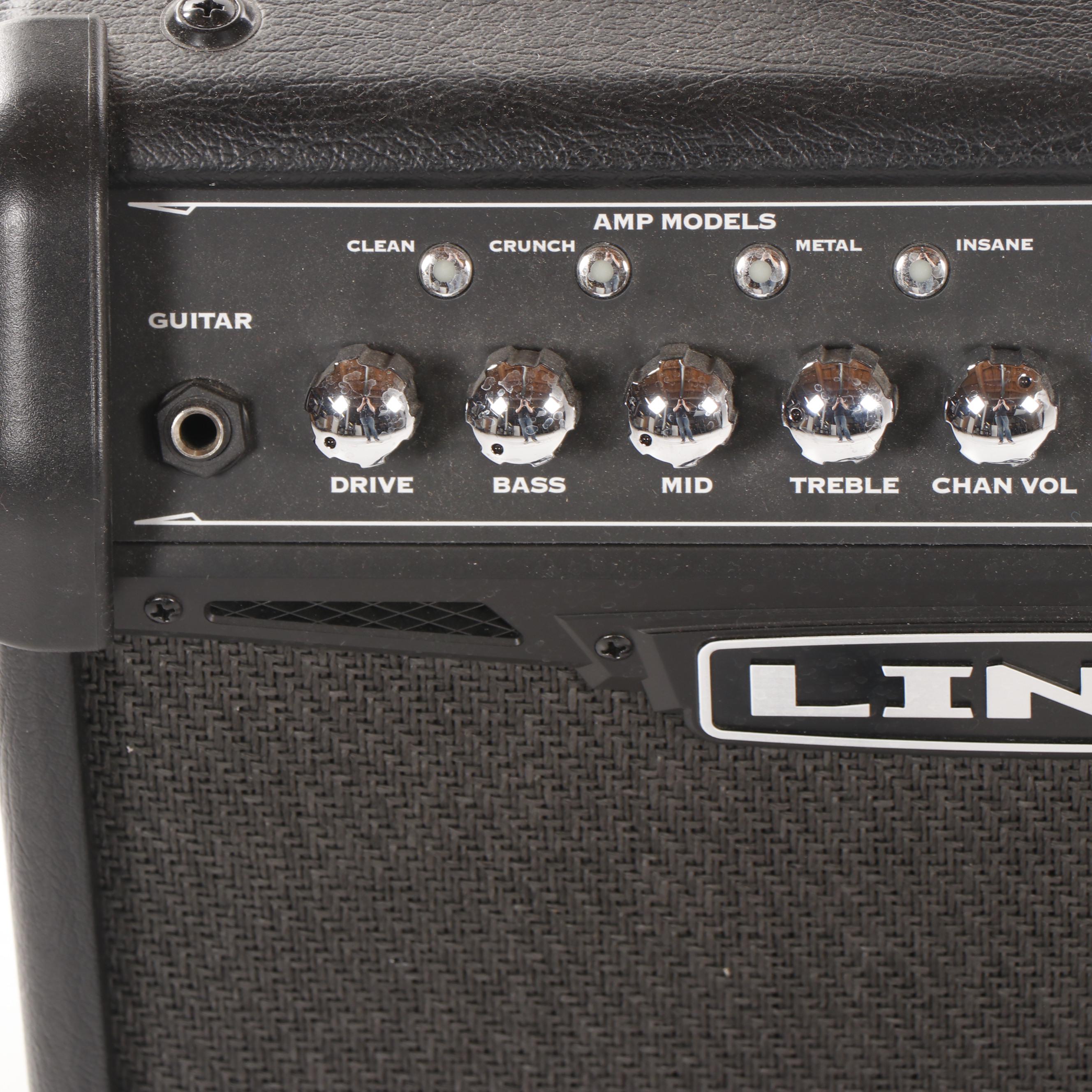 Fender "Squire" Strat Children's Guitar and Line 6 Amp