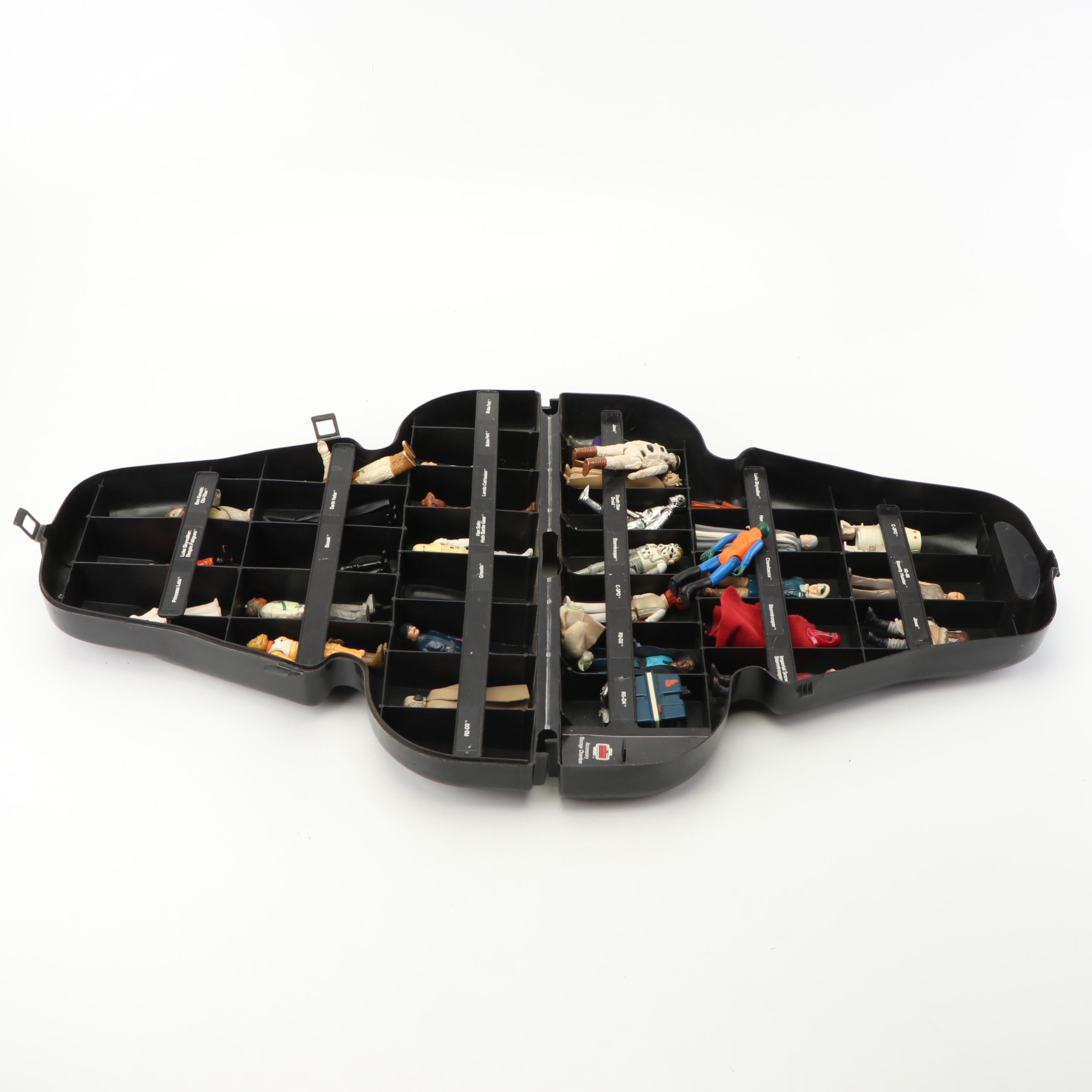 1980s Kenner "Star Wars" Action Figures and Darth Vader Case