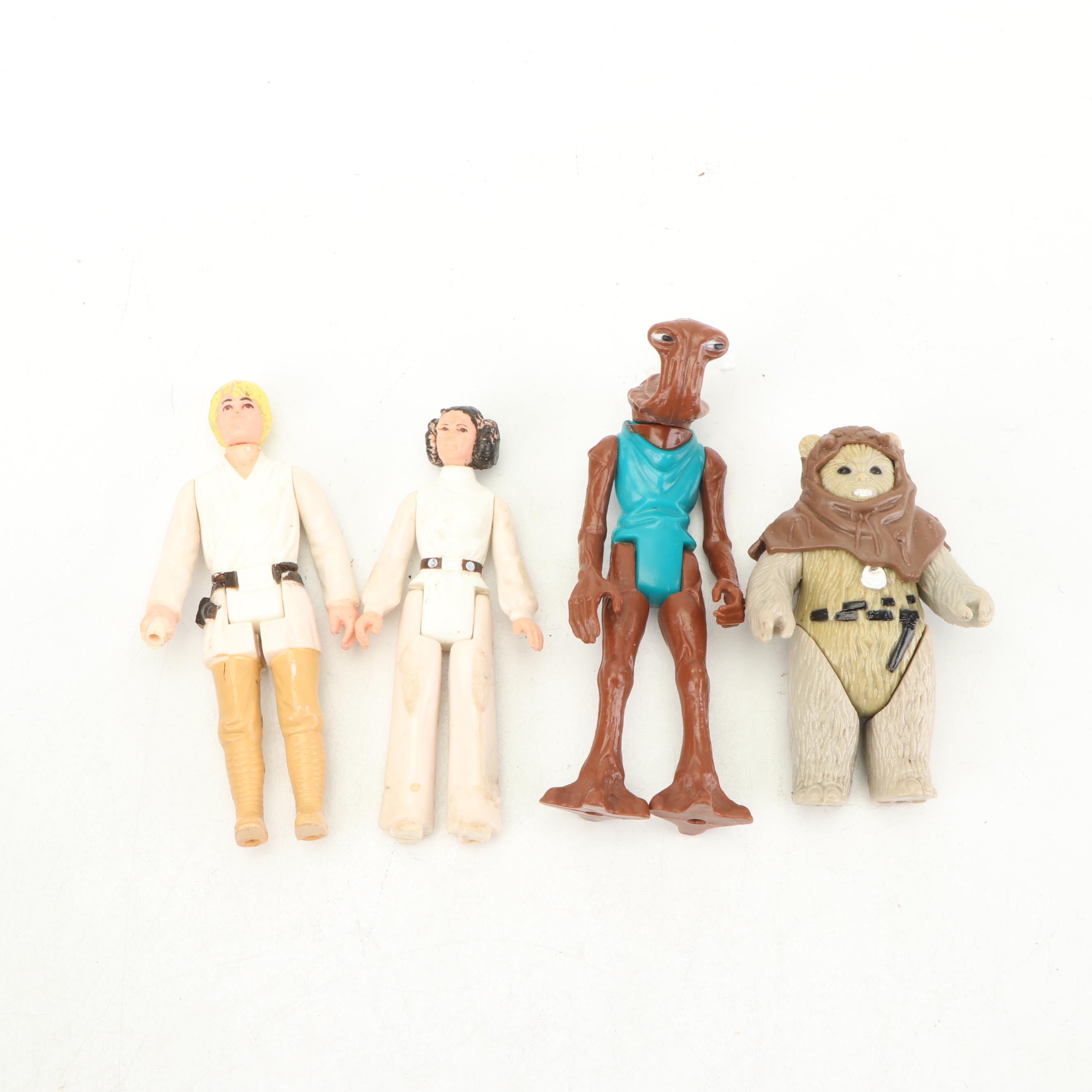 1980s Kenner "Star Wars" Action Figures and Darth Vader Case