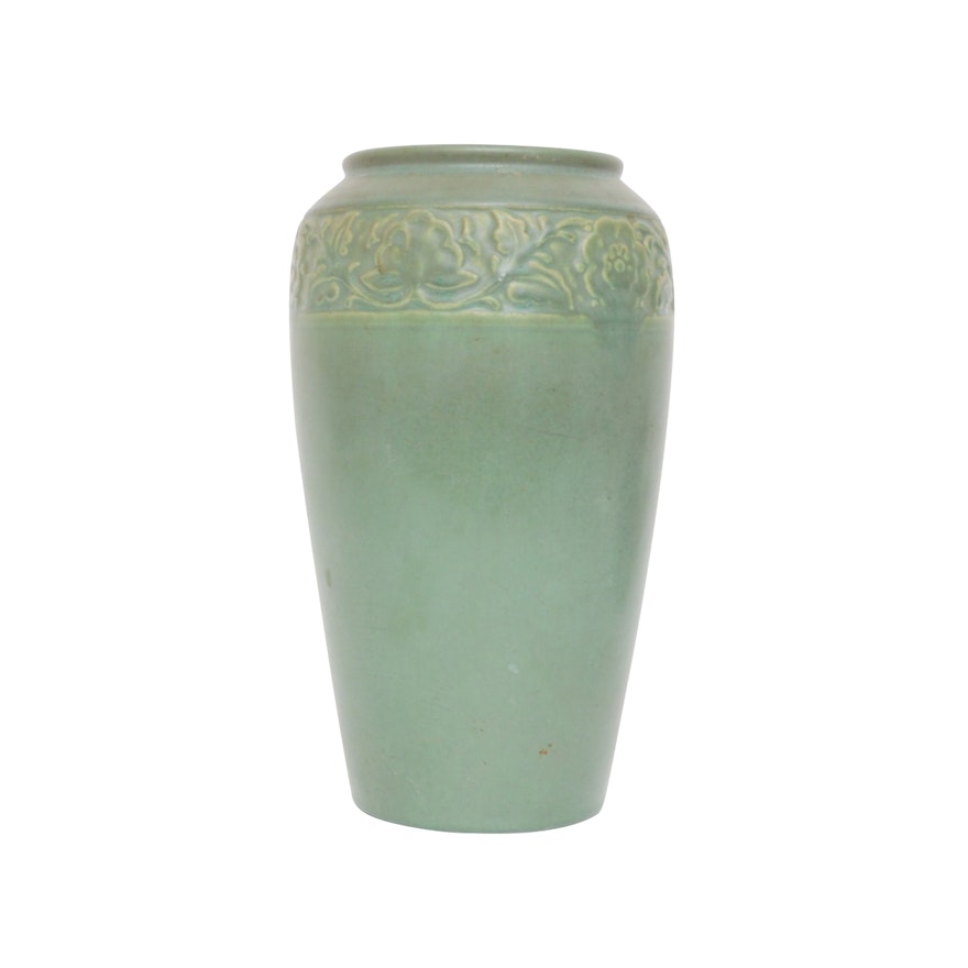 Rookwood Pottery Embossed Vase, 1928