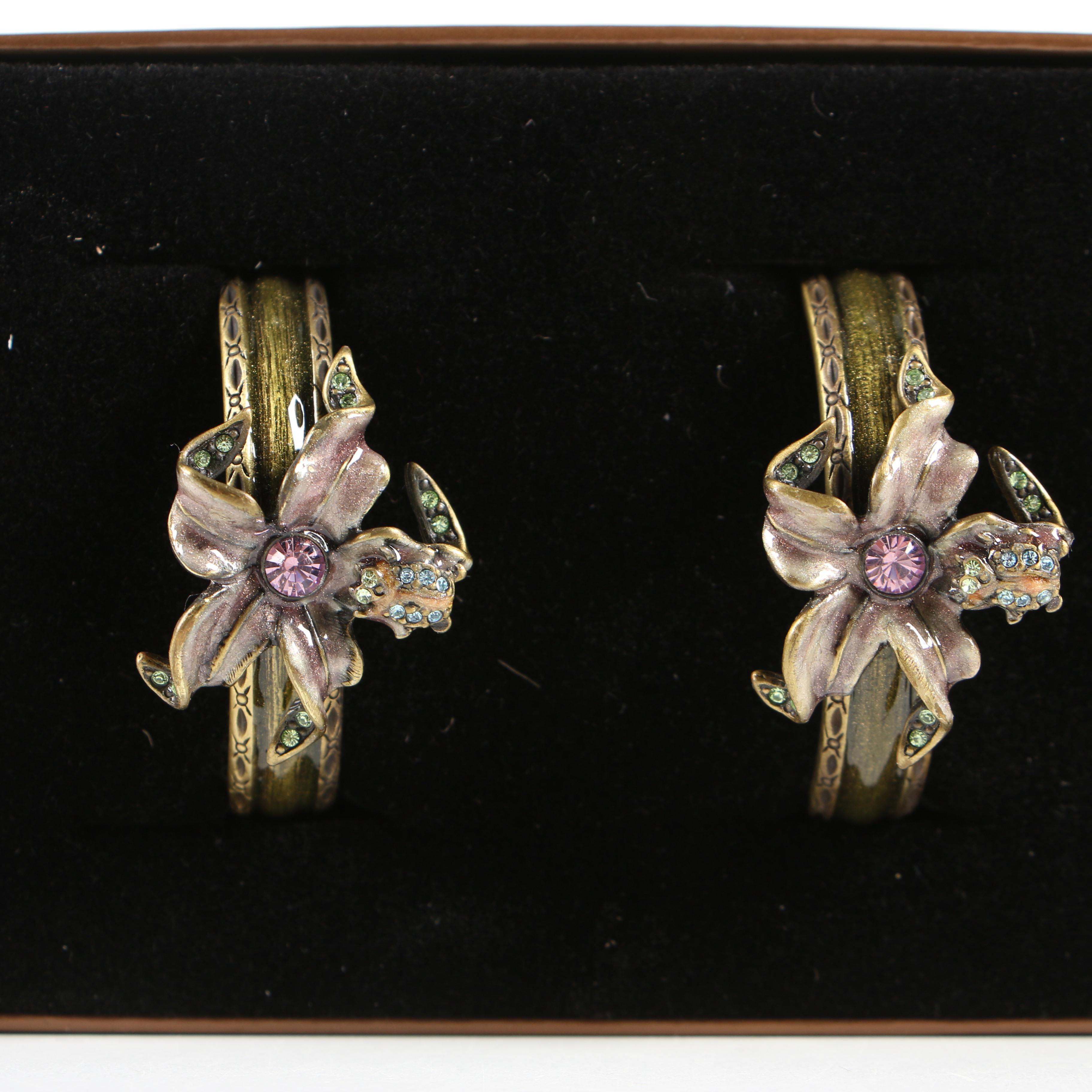 Jay Strongwater "Lill" and Bird Napkin Rings