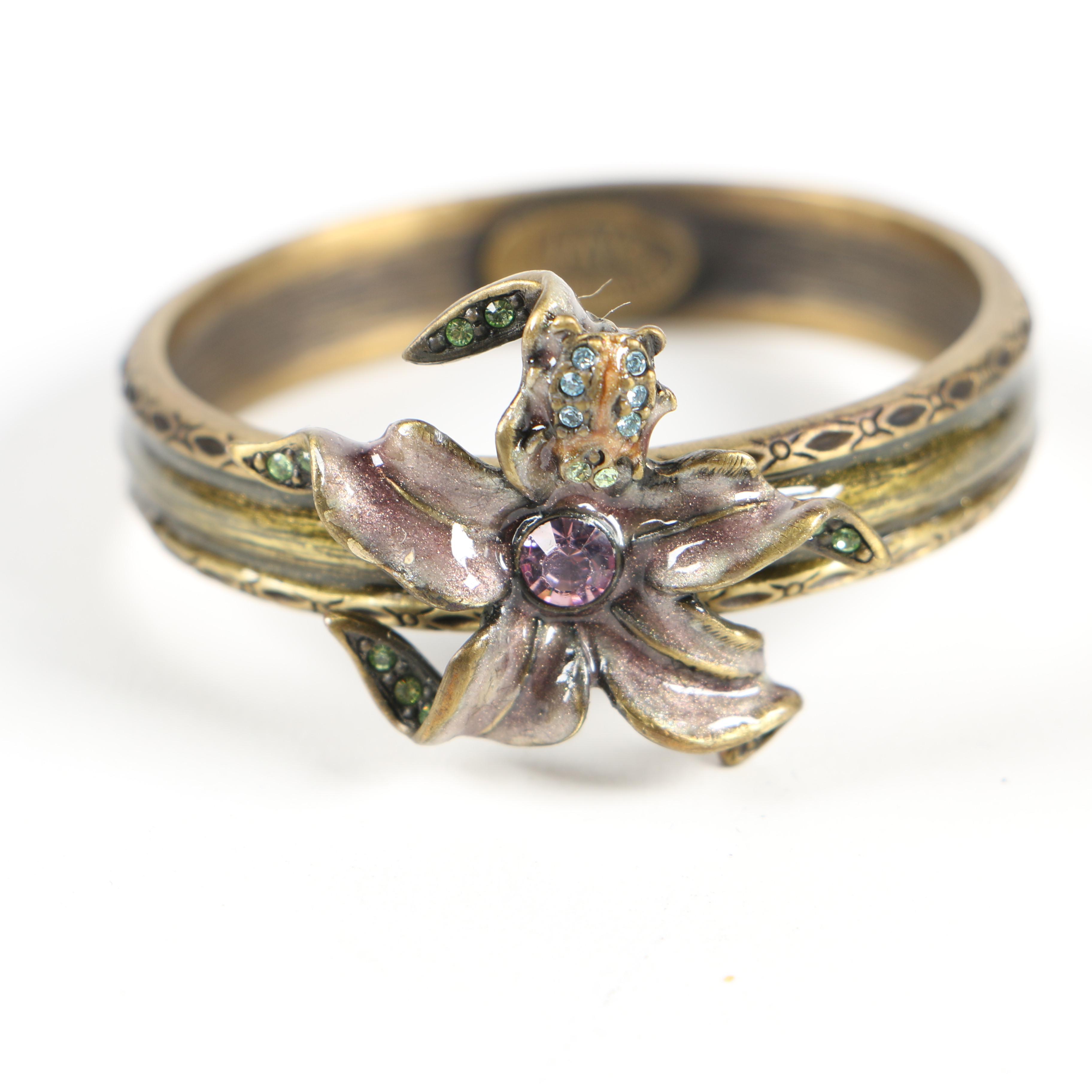 Jay Strongwater "Lill" and Bird Napkin Rings