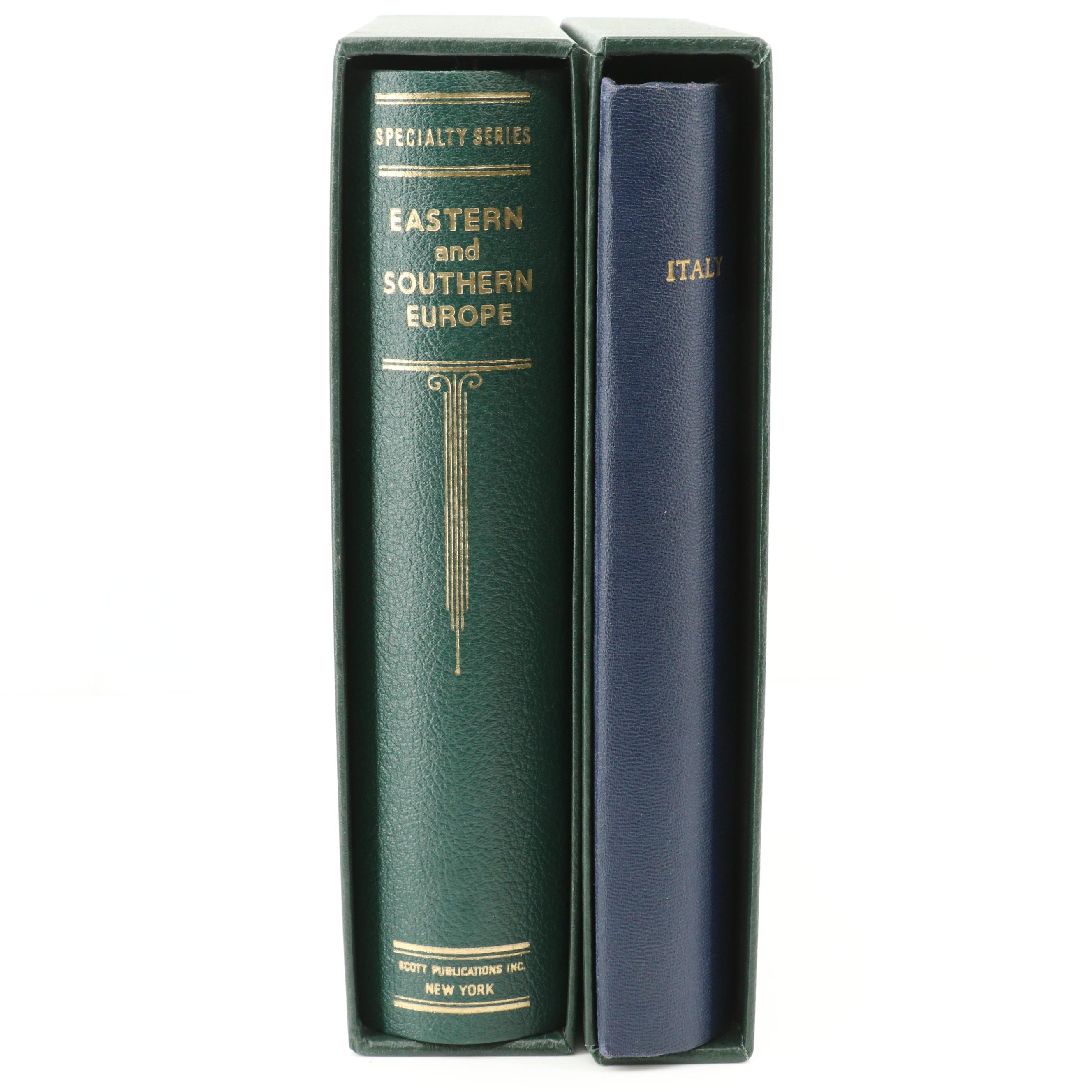 Italy Stamp Album and Eastern & Southern Europe Stamp Album