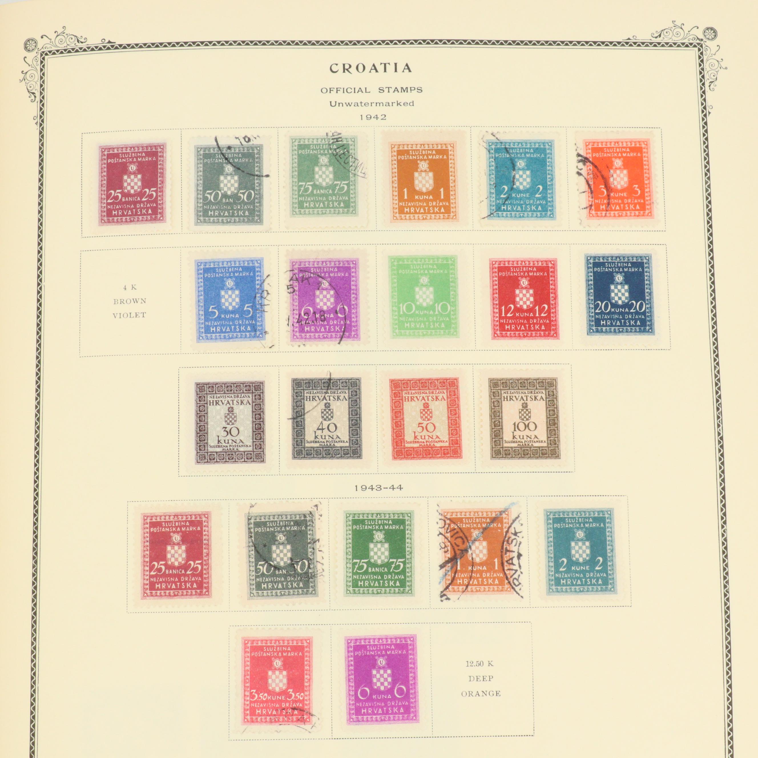 Italy Stamp Album and Eastern & Southern Europe Stamp Album