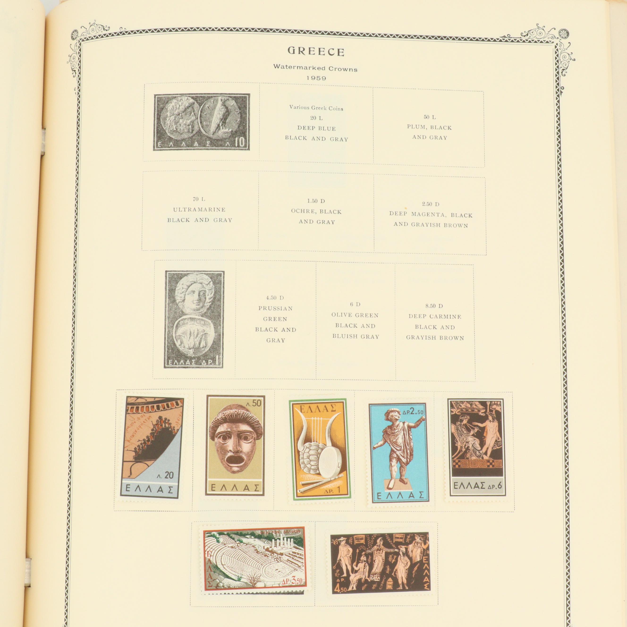 Italy Stamp Album and Eastern & Southern Europe Stamp Album