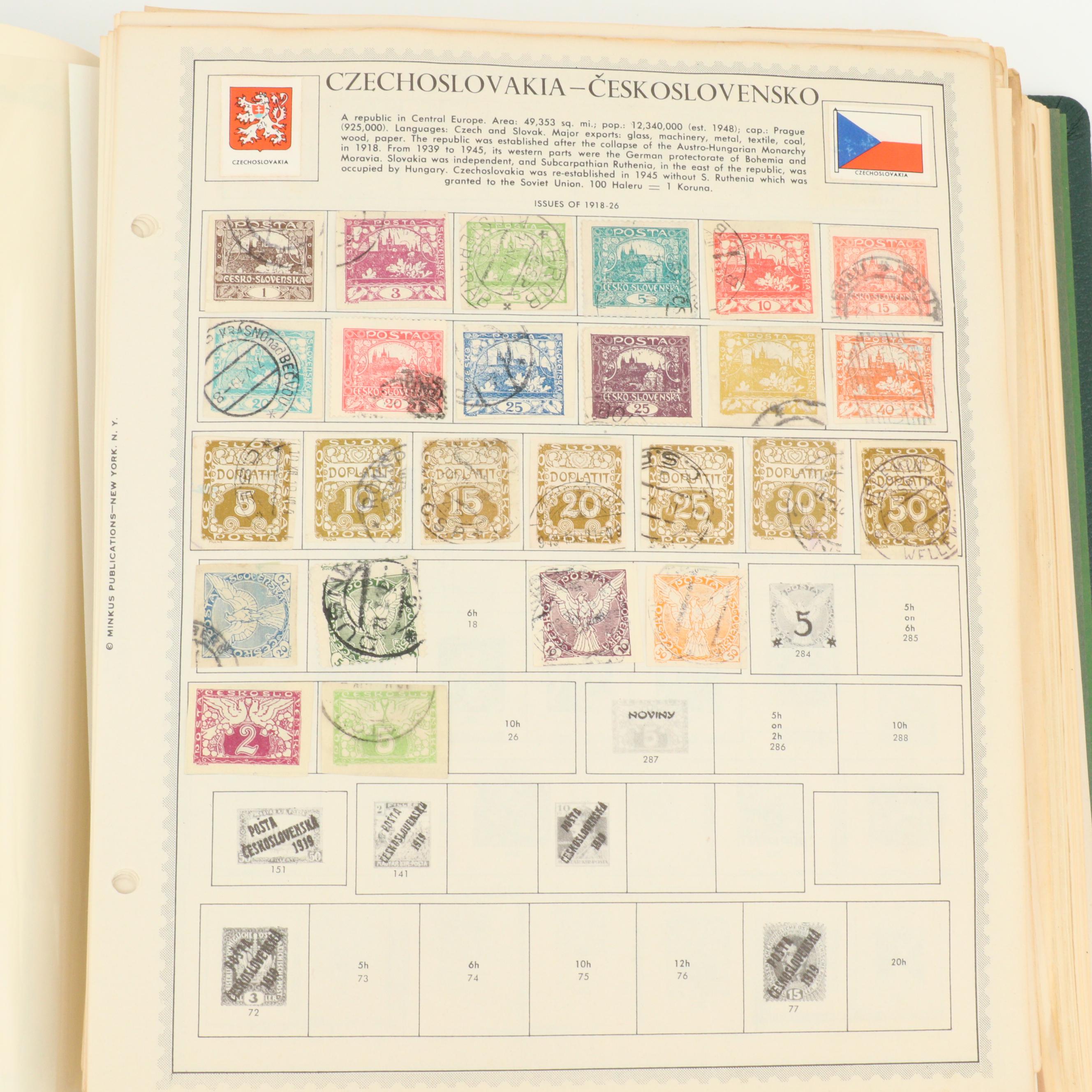 Italy Stamp Album and Eastern & Southern Europe Stamp Album