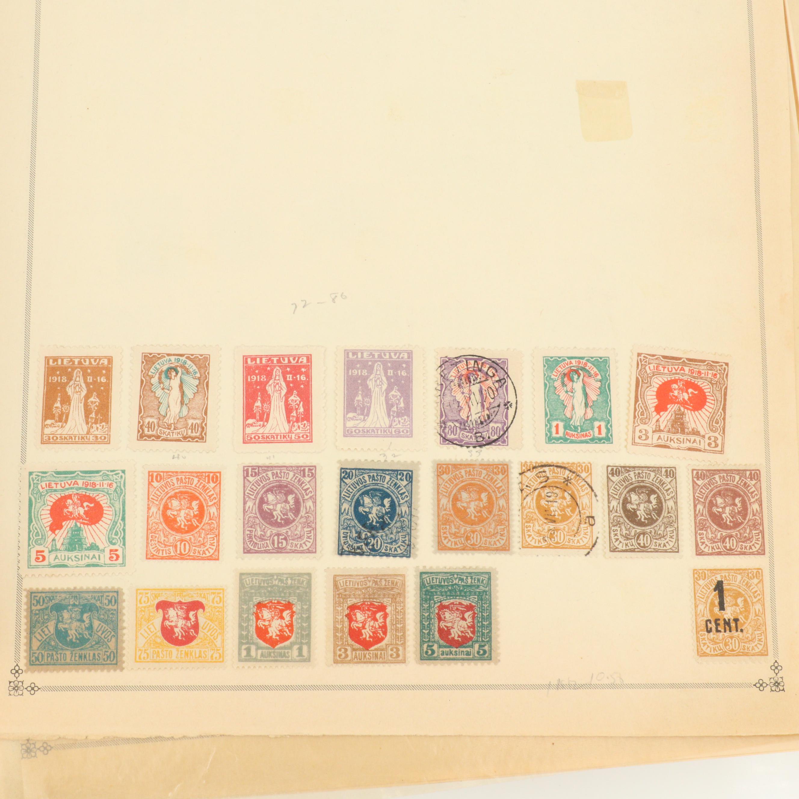 Italy Stamp Album and Eastern & Southern Europe Stamp Album