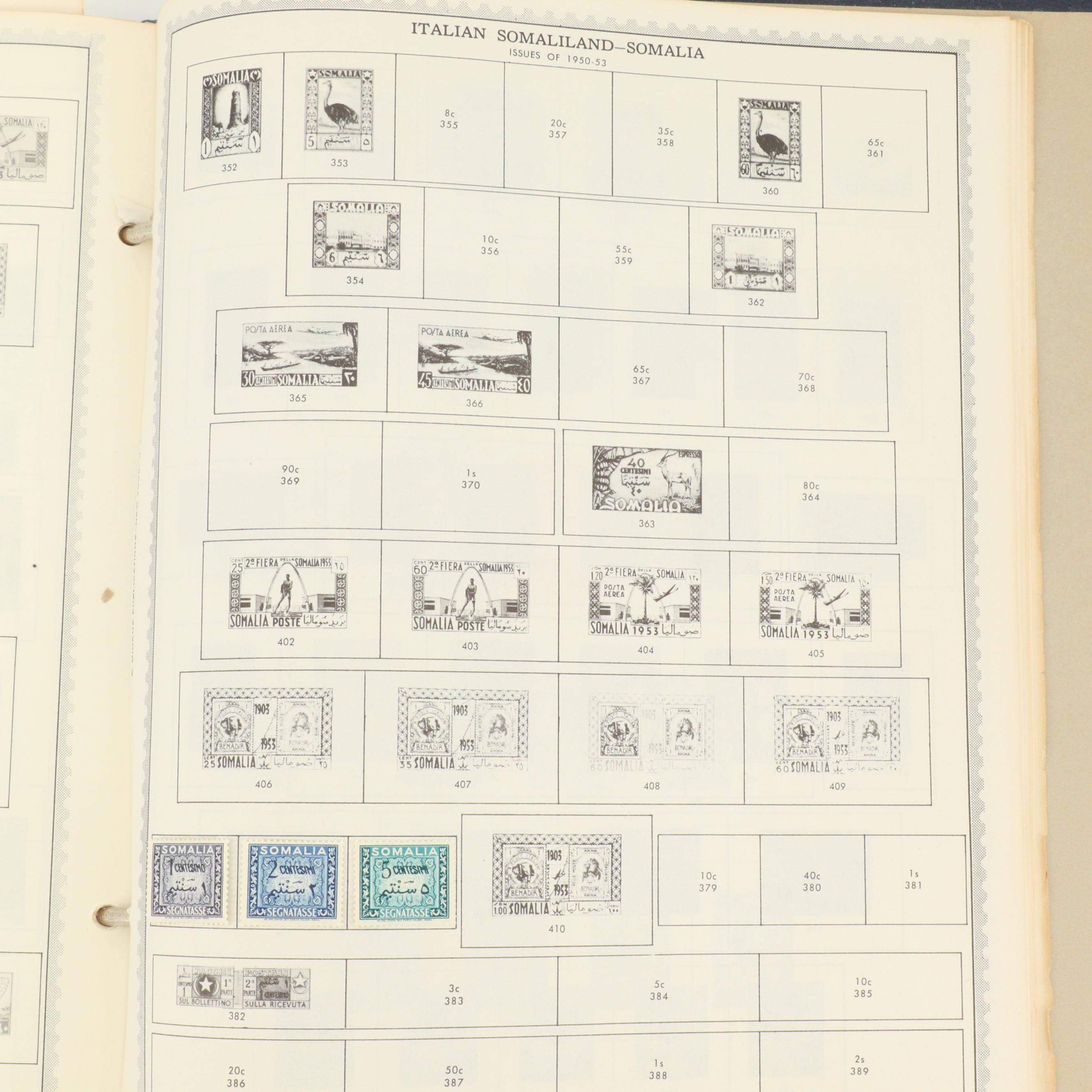 Italy Stamp Album and Eastern & Southern Europe Stamp Album