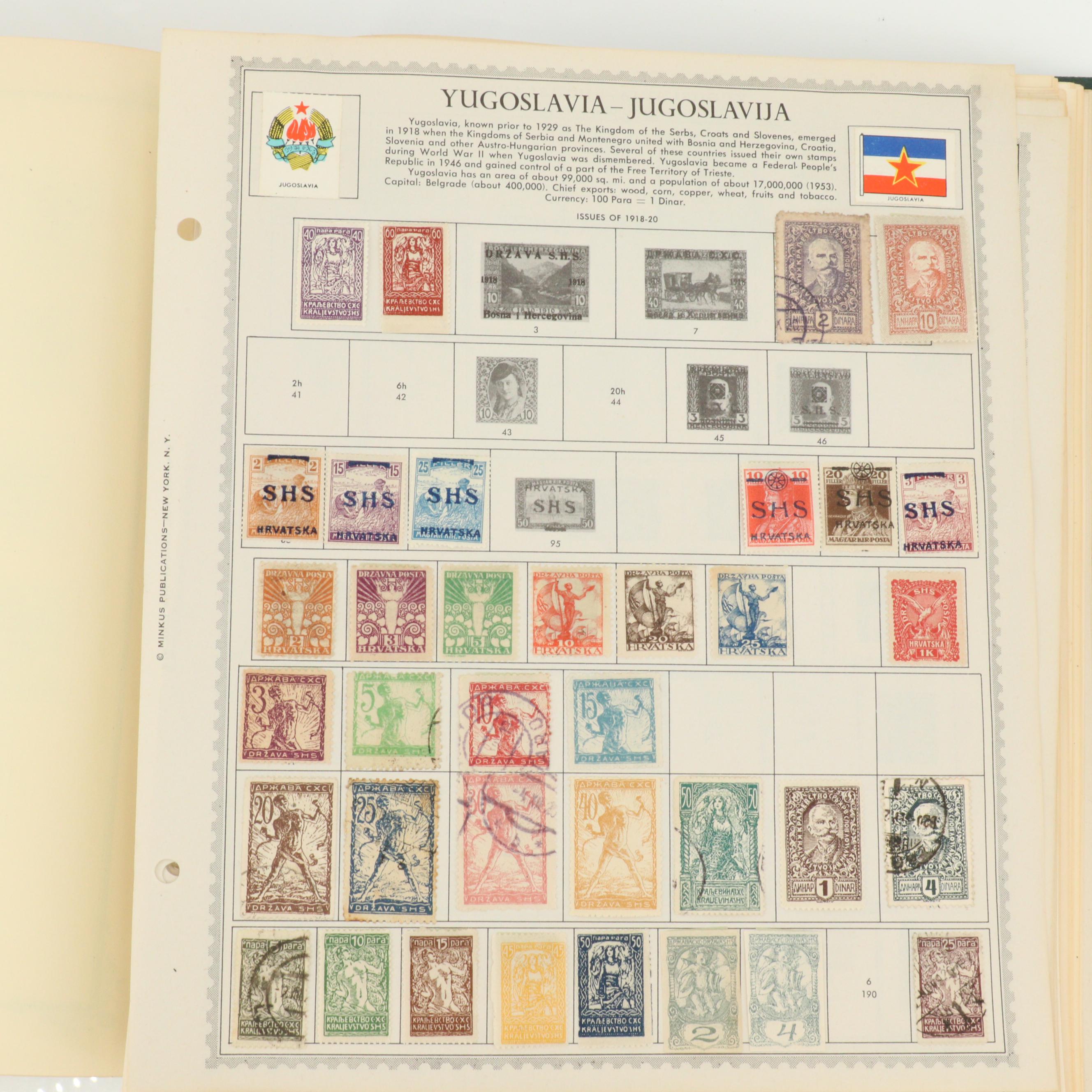 Italy Stamp Album and Eastern & Southern Europe Stamp Album
