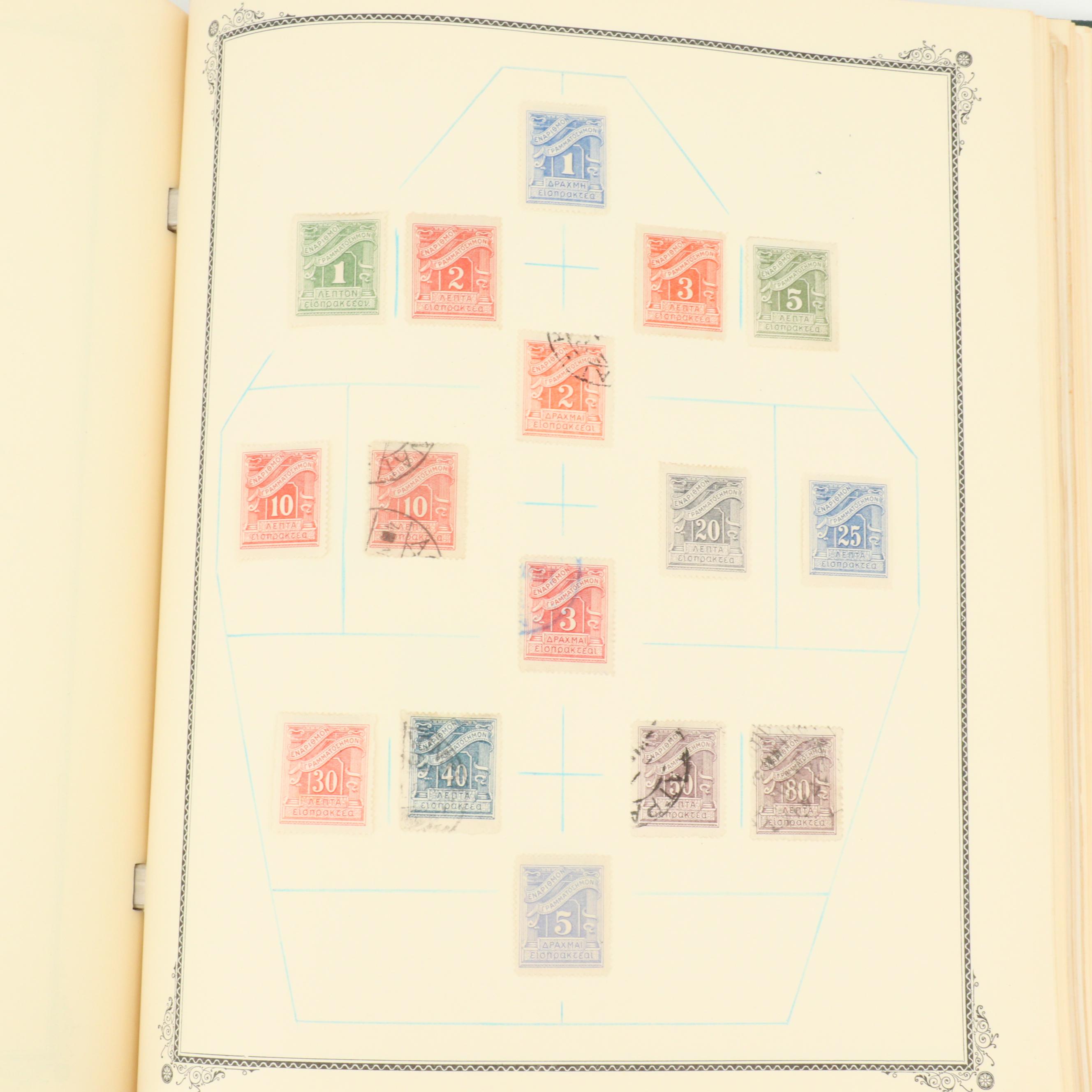 Italy Stamp Album and Eastern & Southern Europe Stamp Album