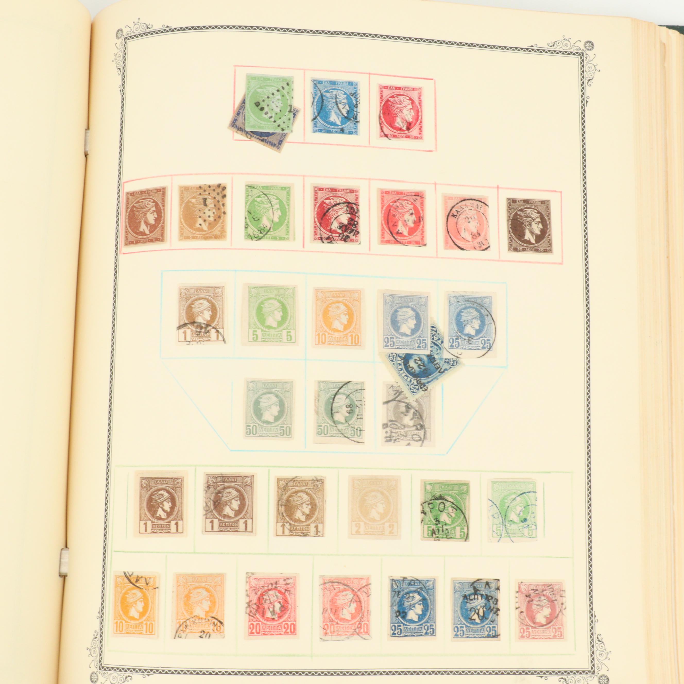 Italy Stamp Album and Eastern & Southern Europe Stamp Album