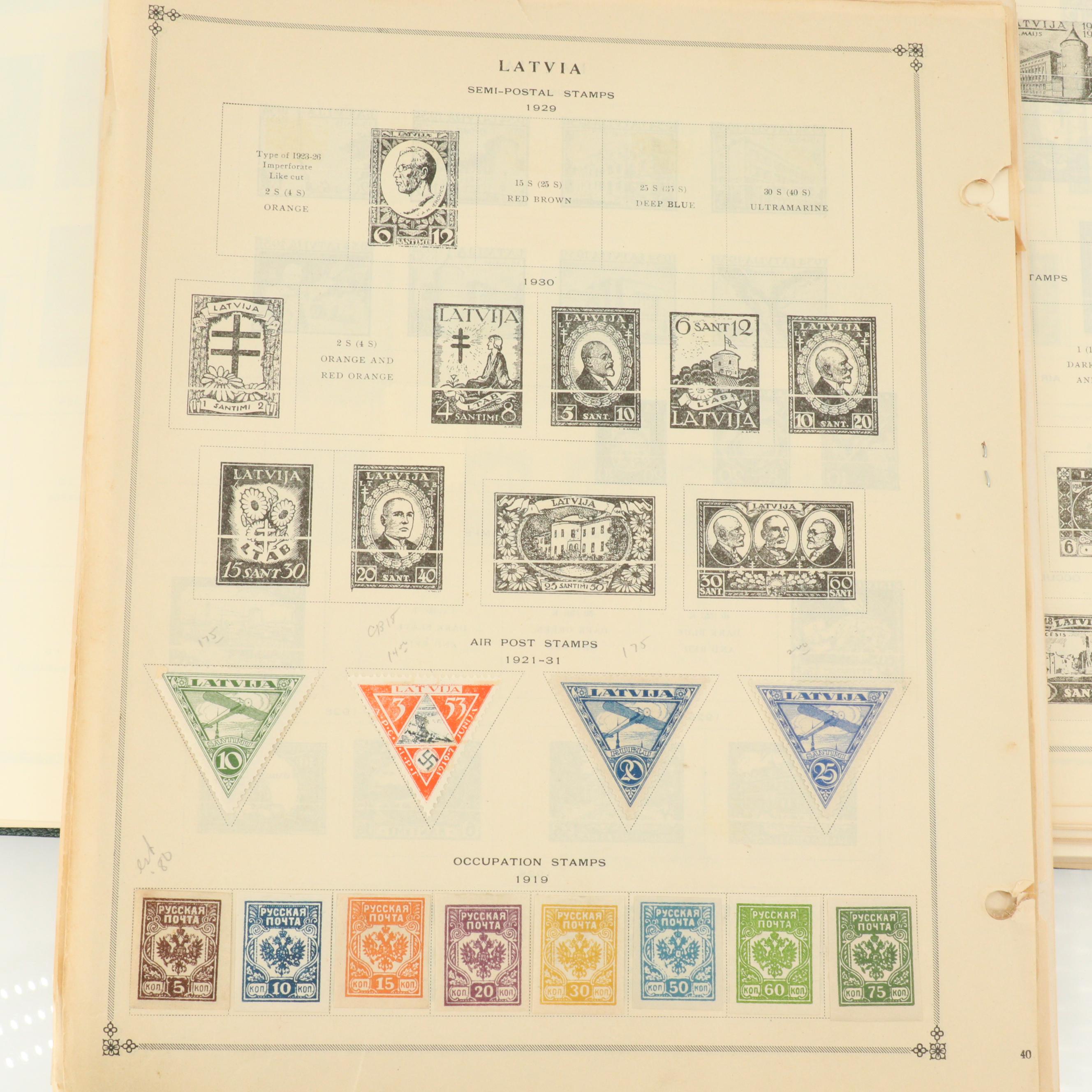Italy Stamp Album and Eastern & Southern Europe Stamp Album
