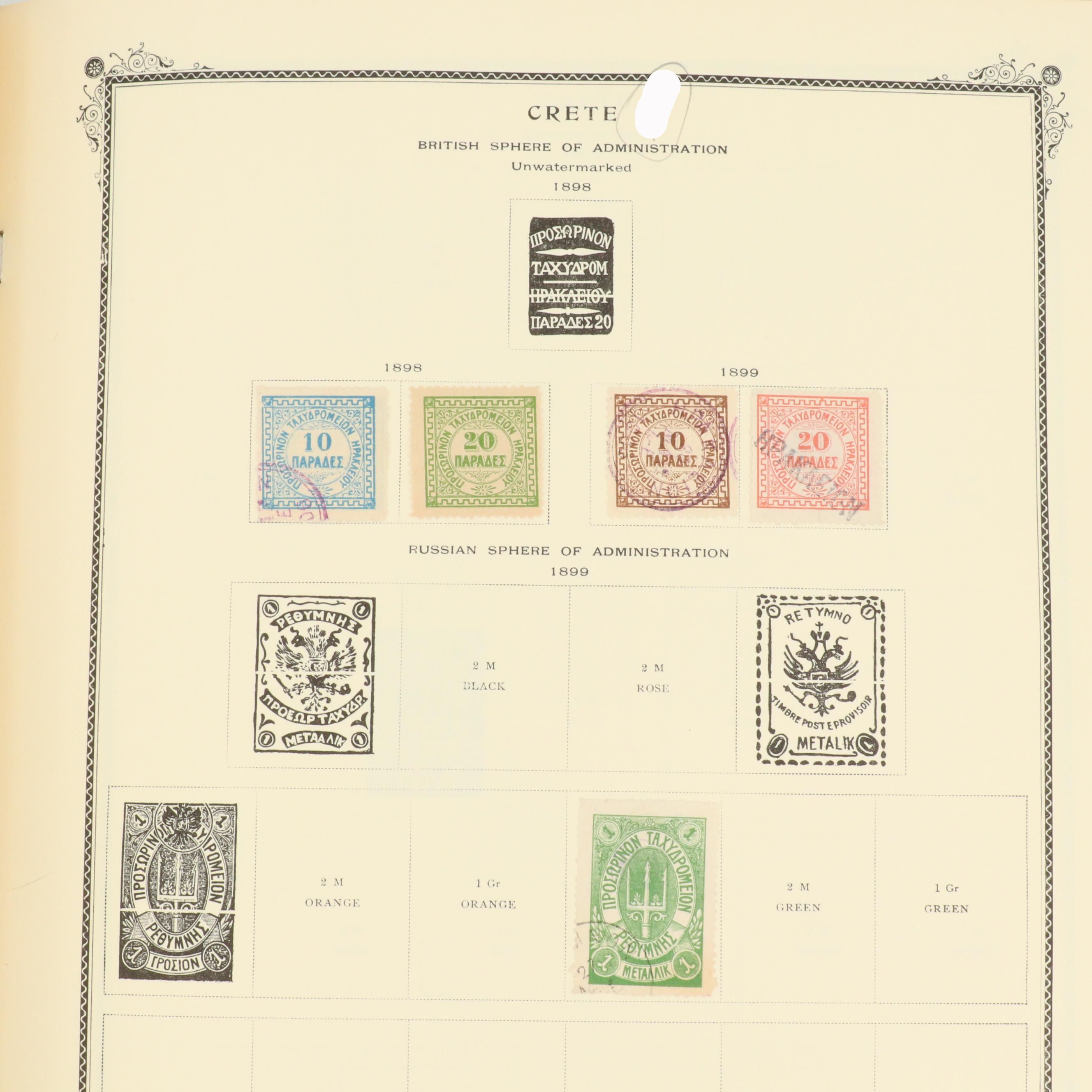 Italy Stamp Album and Eastern & Southern Europe Stamp Album