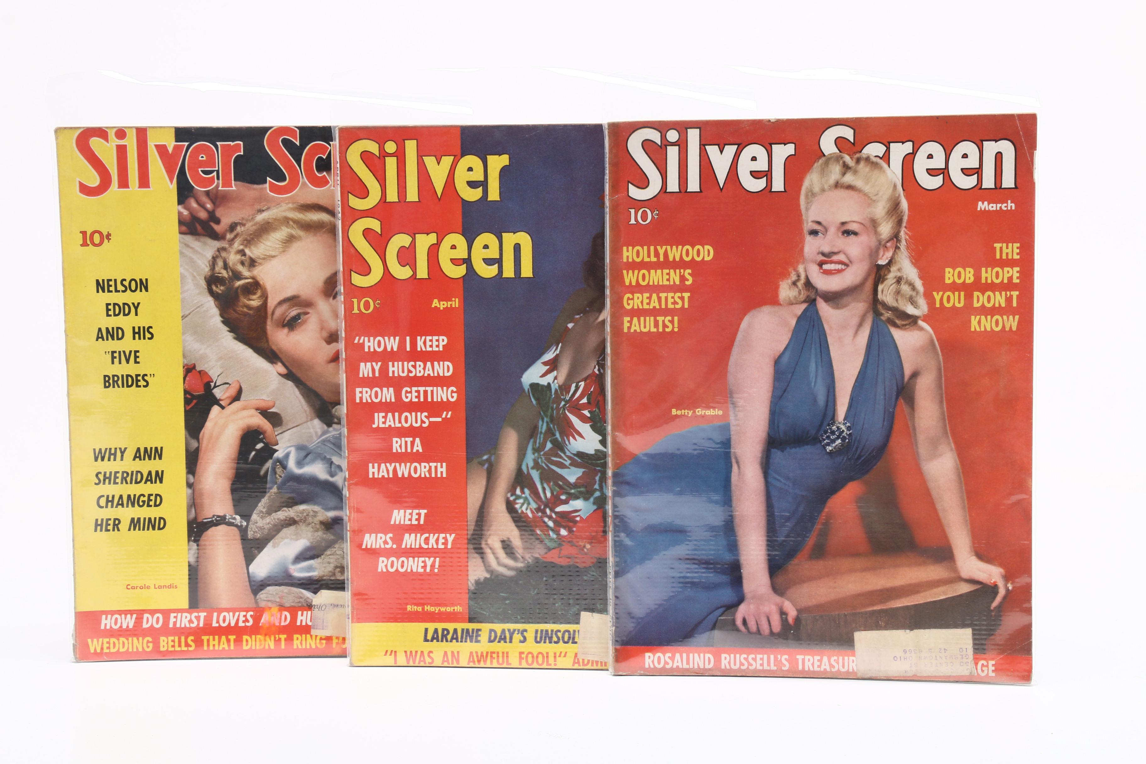 1930s-1940s "Silver Screen" Magazines