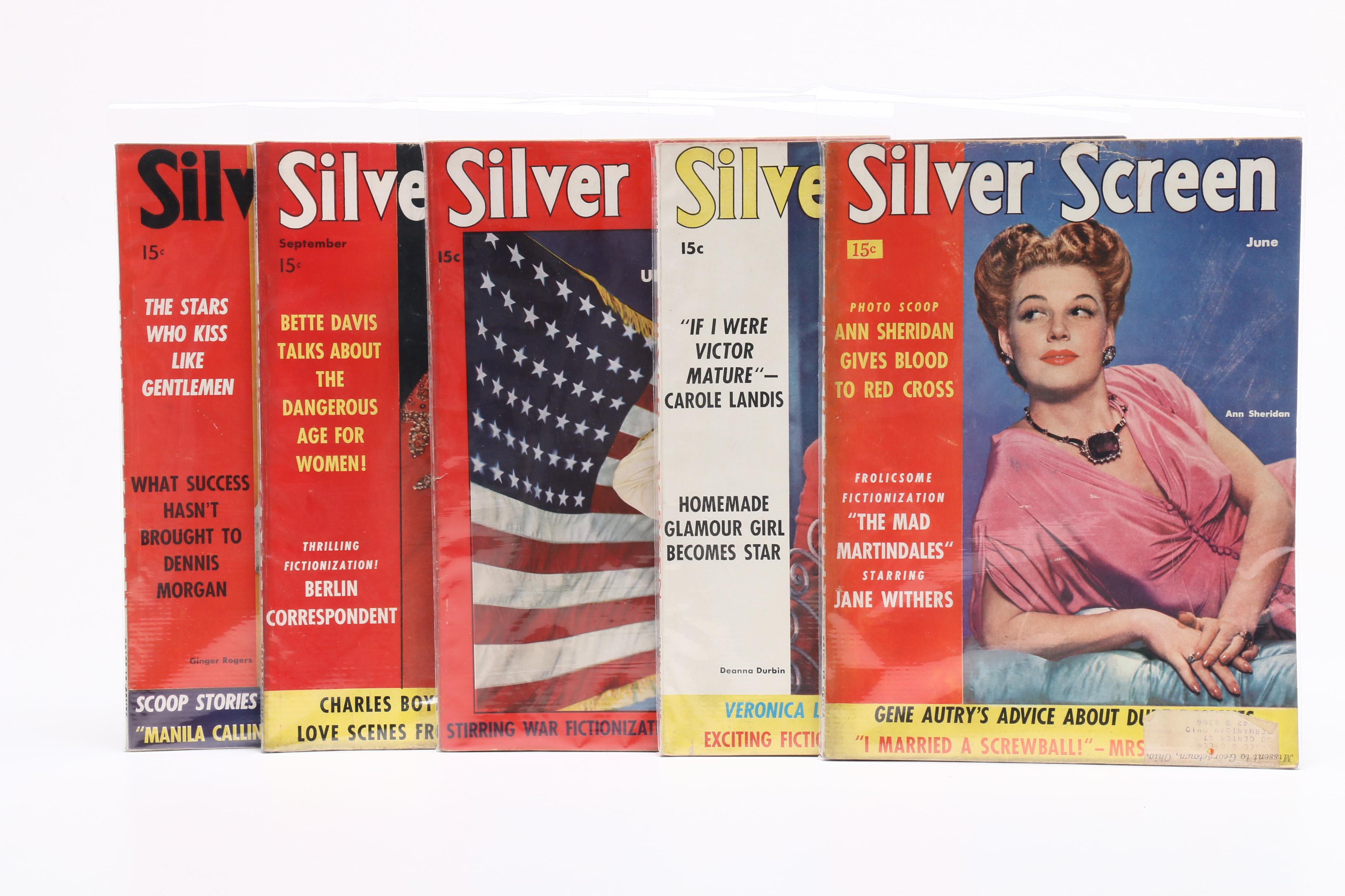1930s-1940s "Silver Screen" Magazines