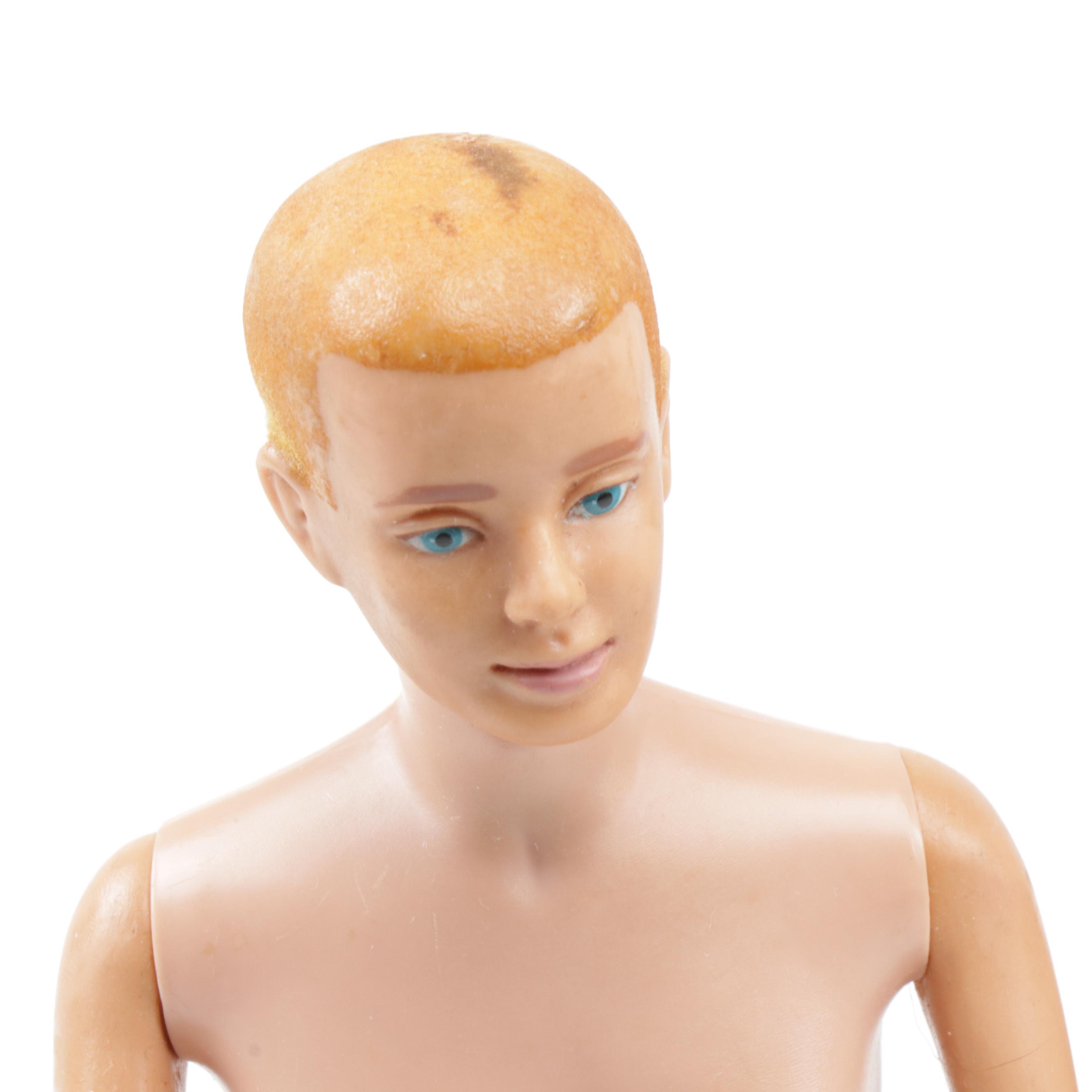1960s Ken Dolls with 1961 "Flocked Hair" Ken