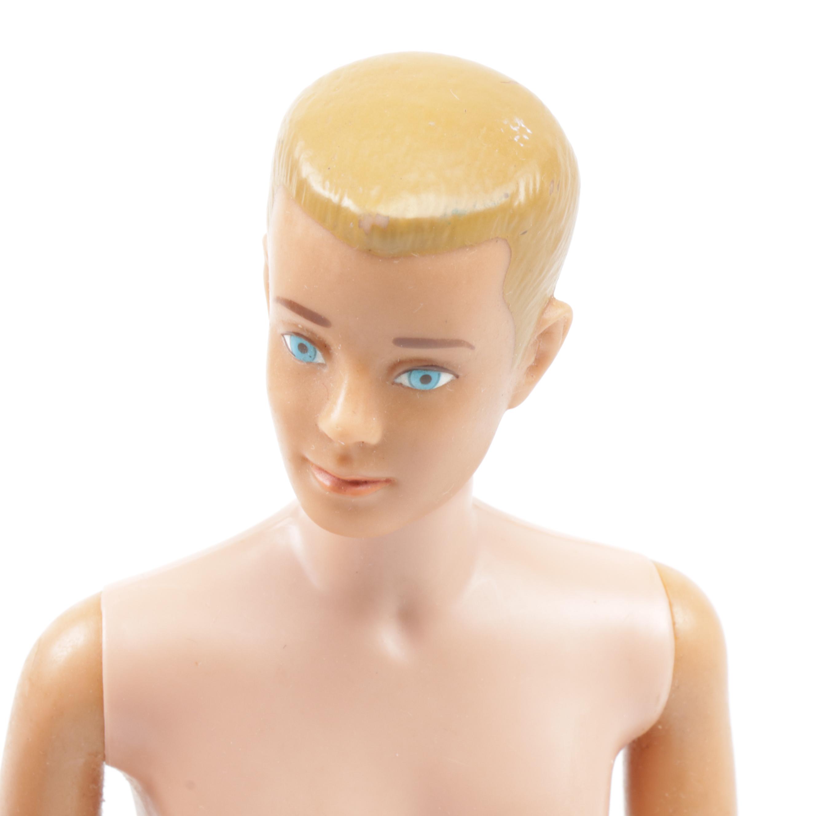 1960s Ken Dolls with 1961 "Flocked Hair" Ken