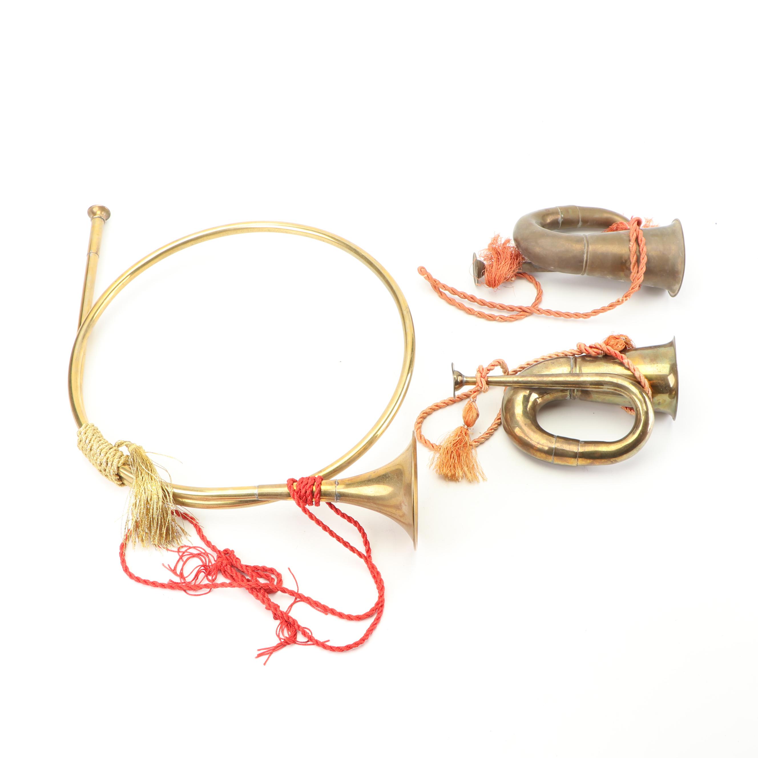 French Hunting Horn and Military Bugles