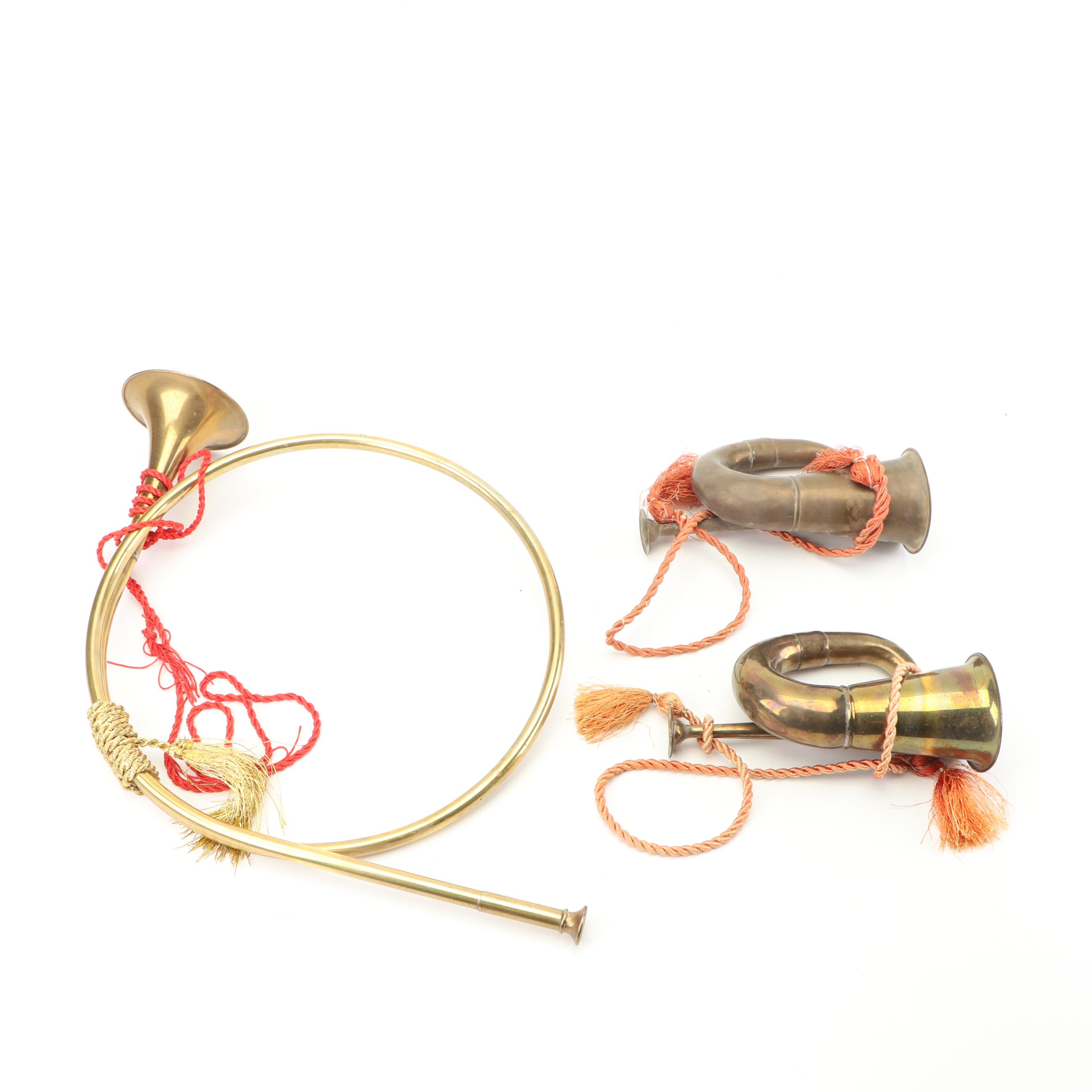 French Hunting Horn and Military Bugles