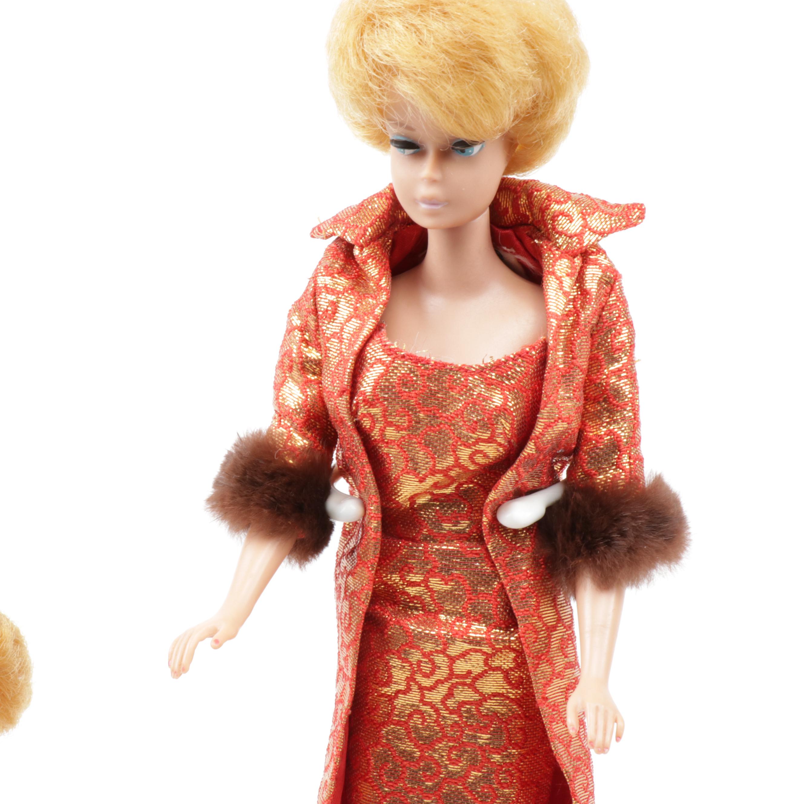 Circa 1964 Barbie "Bubblecut" Dolls with Additional Heads